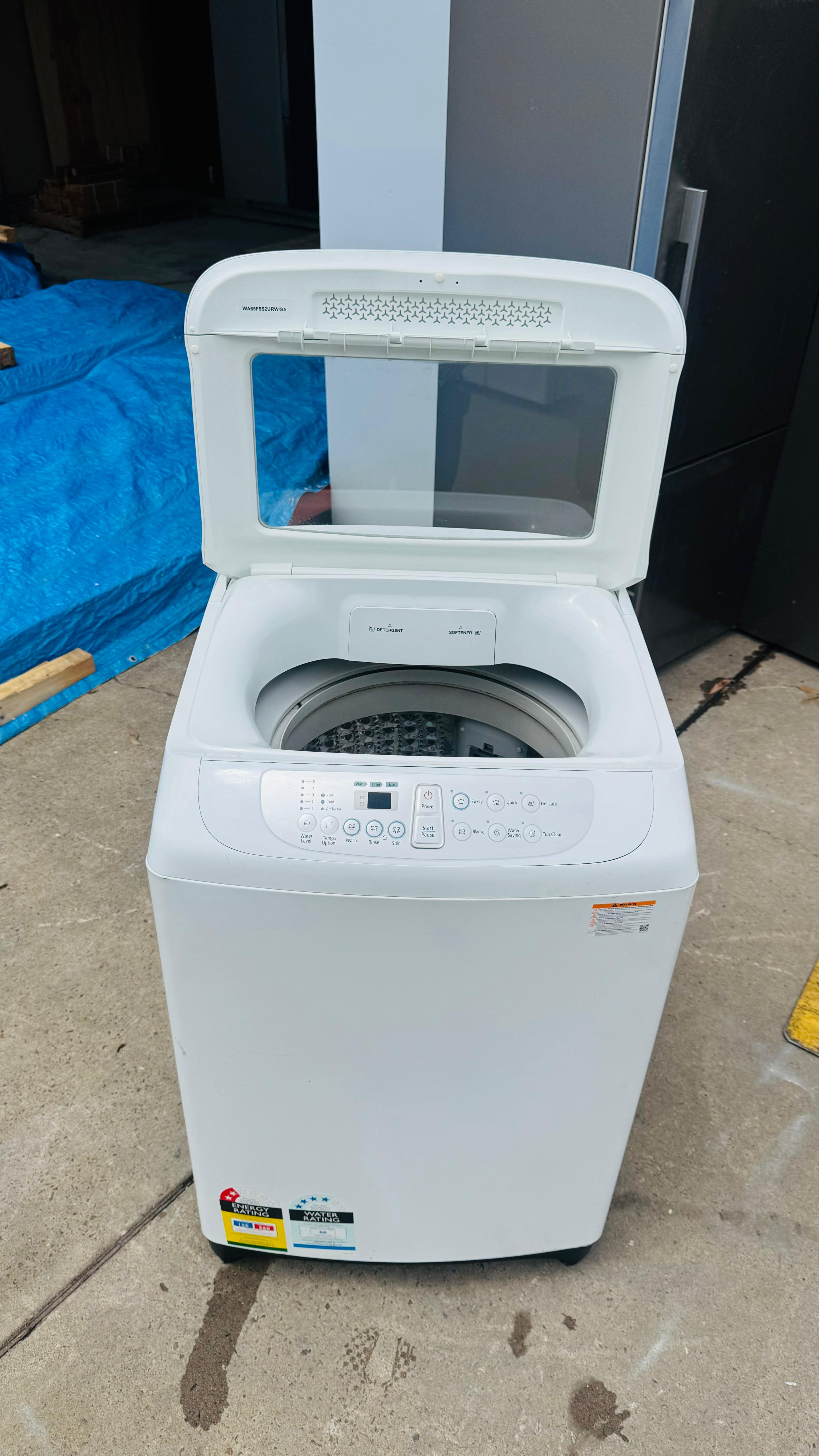 SAMSUNG 6.5KGS TOP LOADER WASHING MACHINE