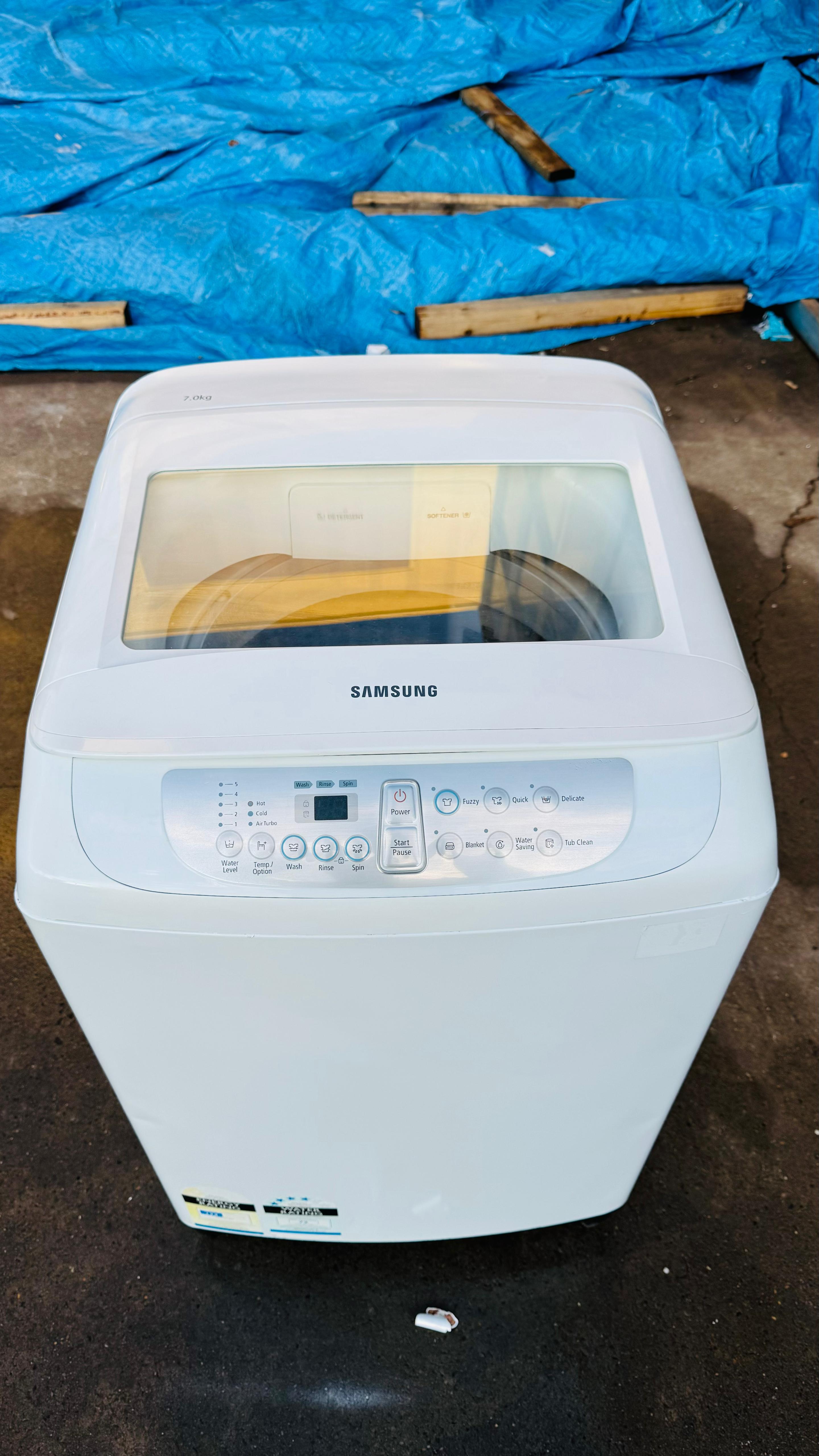 SAMSUNG 7KGS TOP LOADER WASHING MACHINE