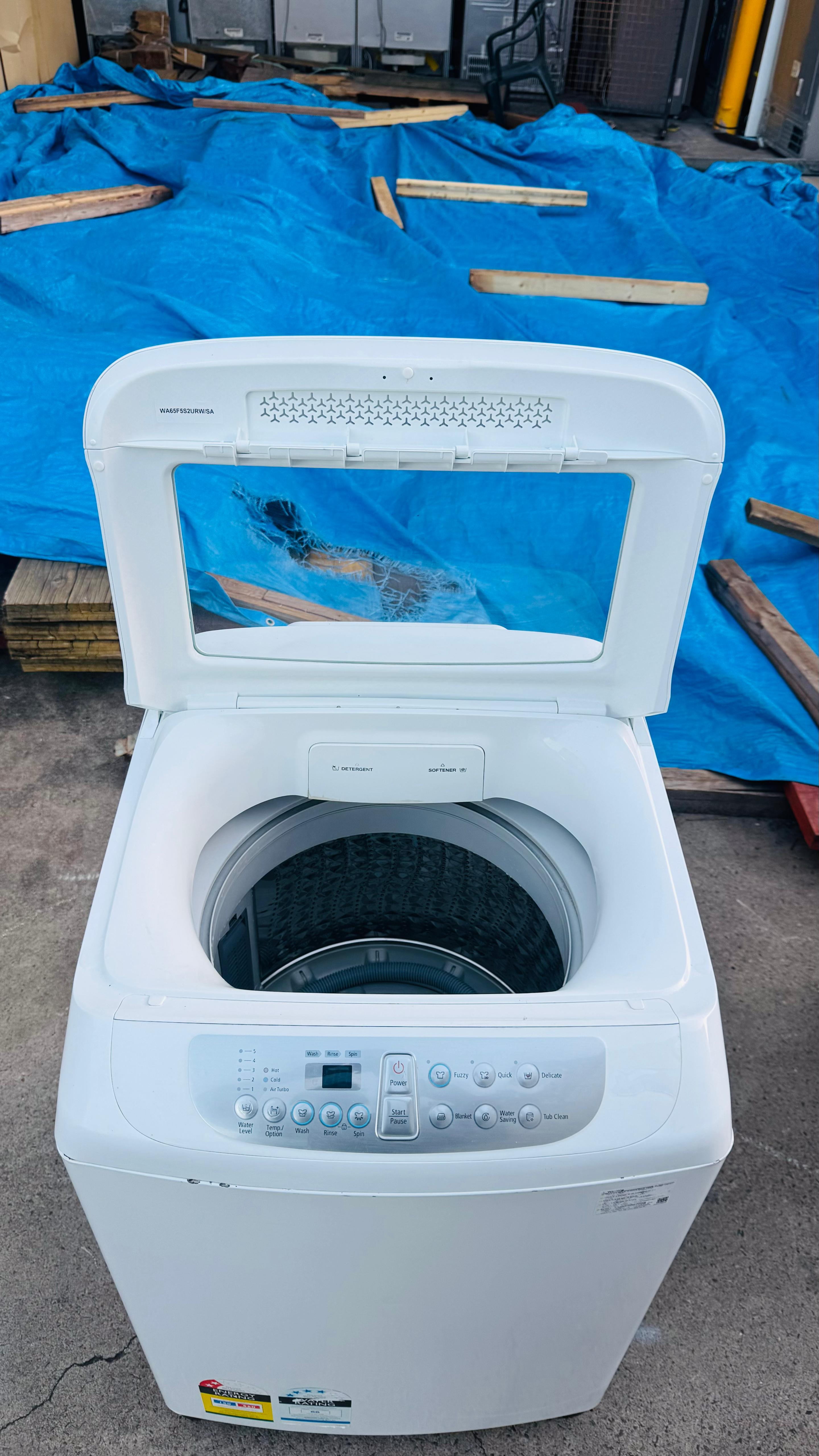 SAMSUNG 6.5KGS TOP LOADER WASHING MACHINE