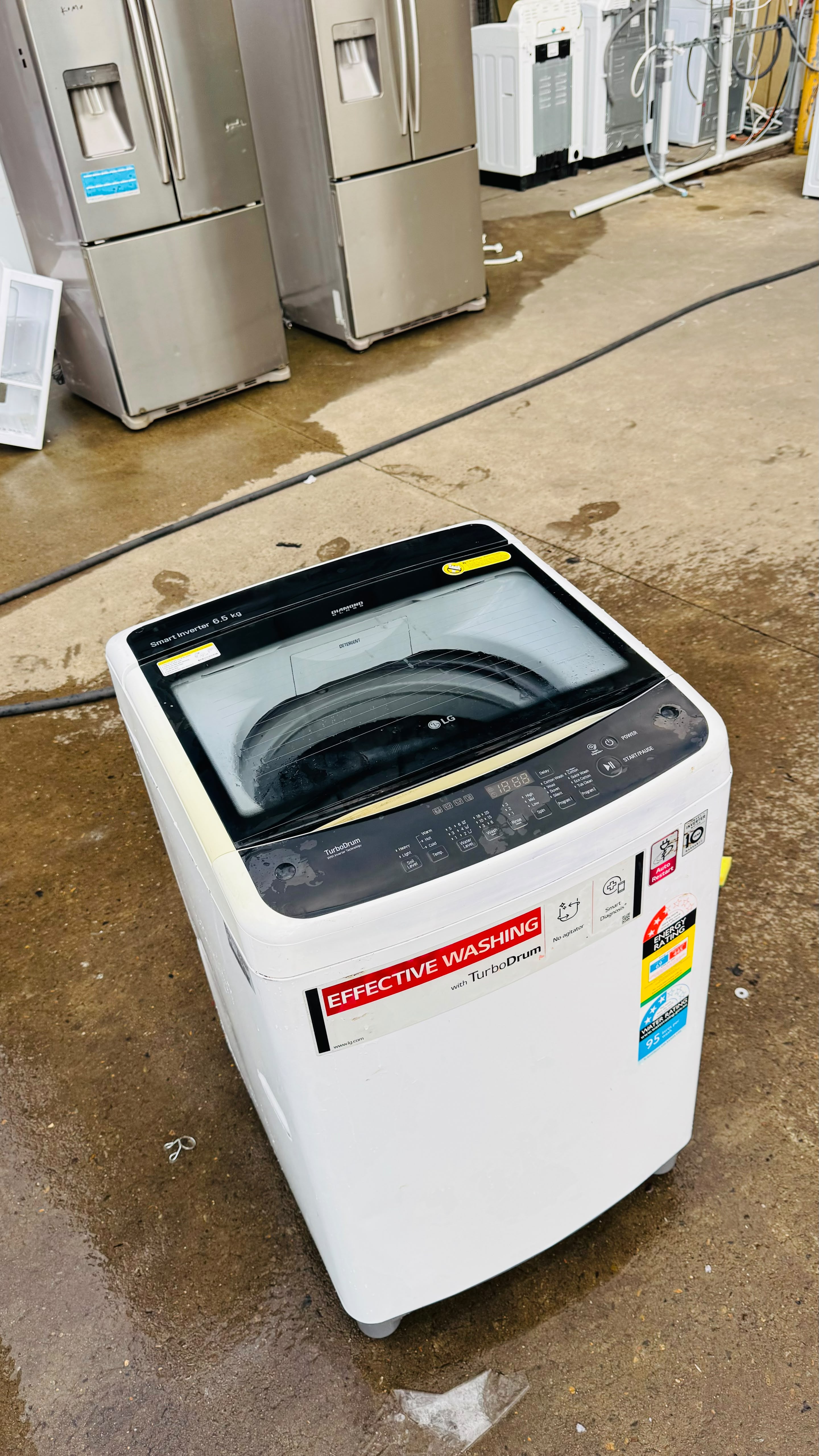 LG 6.5KGS TOP LOADER WASHING MACHINE