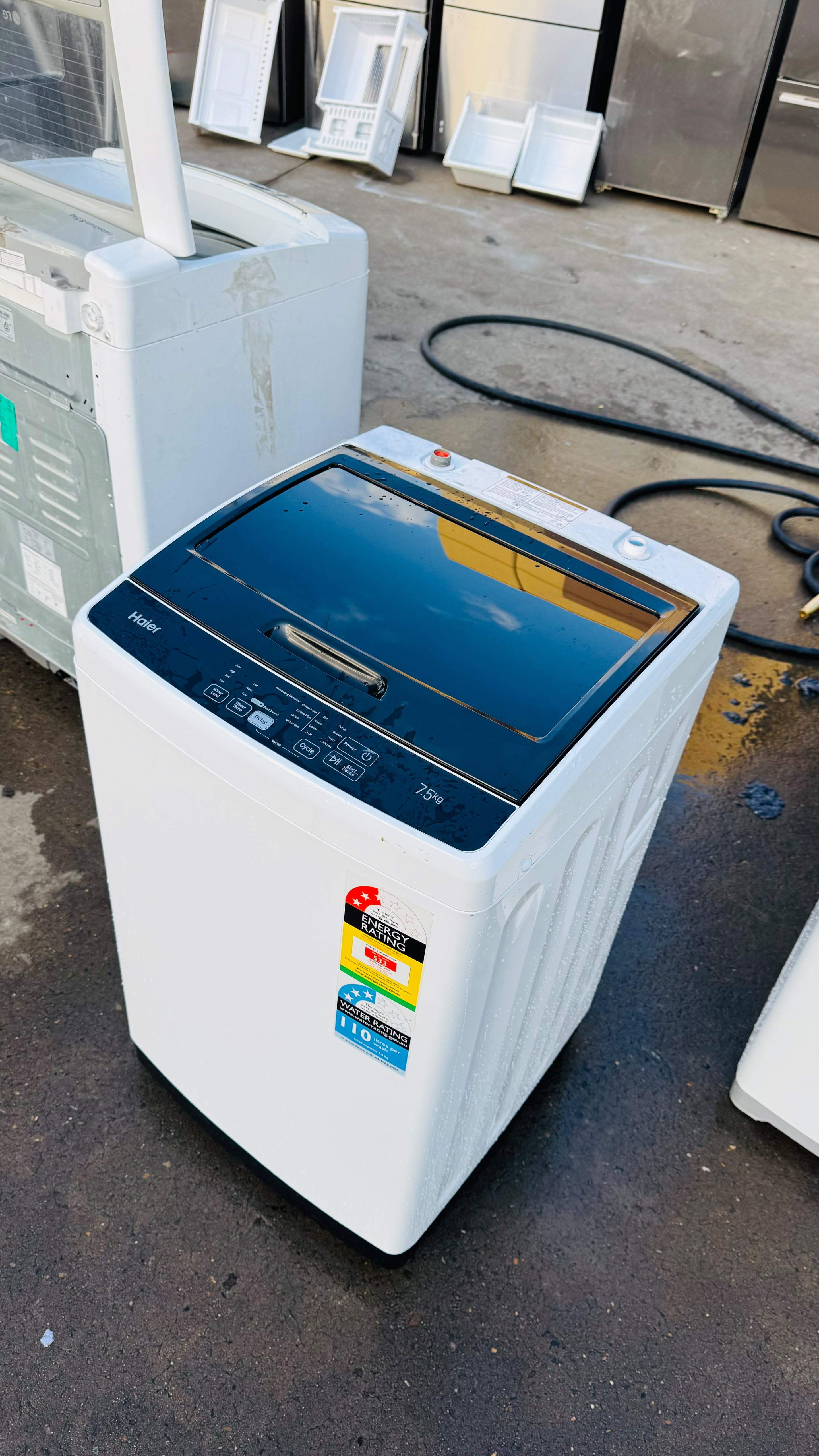 HAIER 7.5KGS TOP LOADER WASHING MACHINE