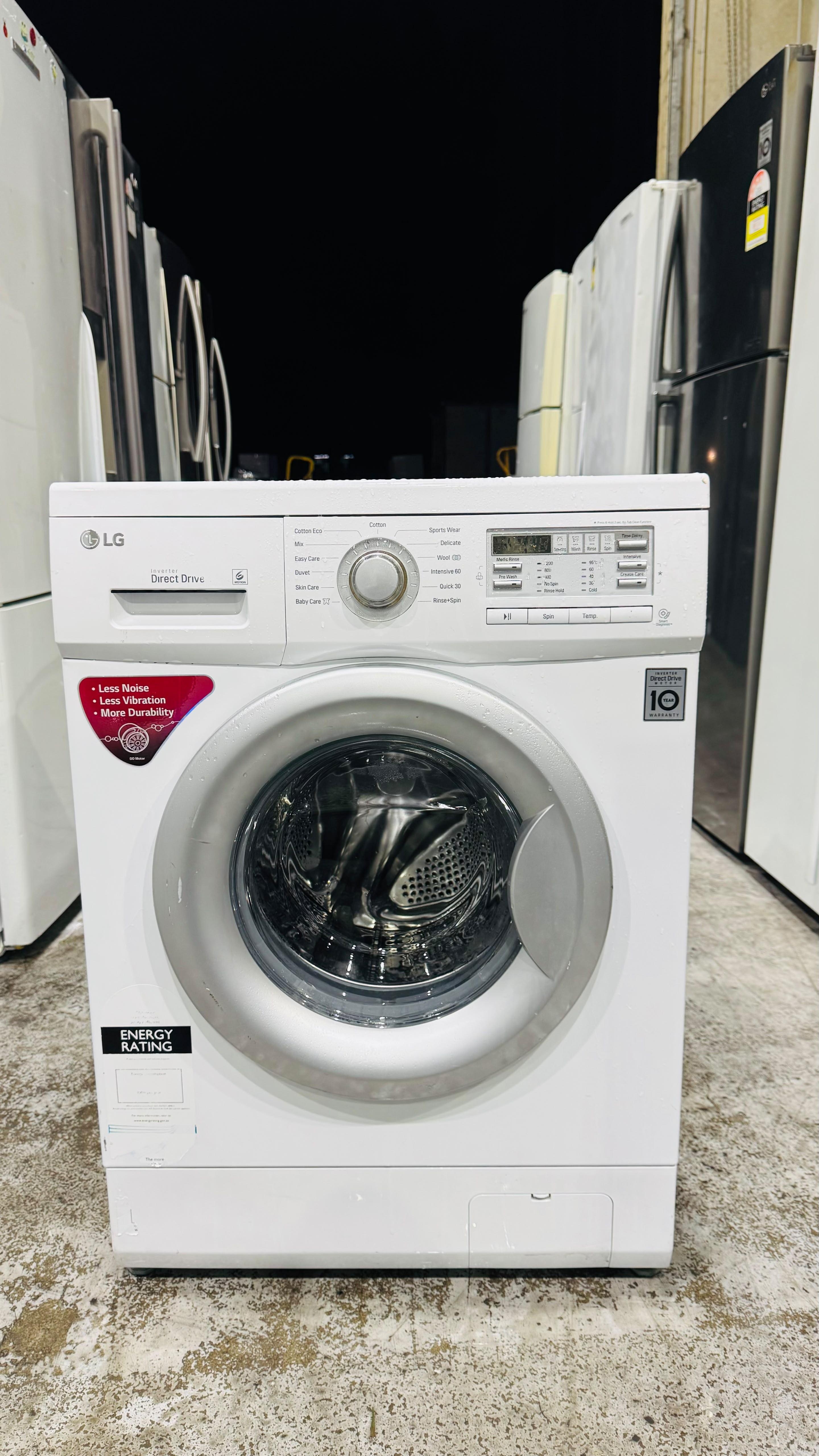 LG 7KGS FRONT LOADER WASHING MACHINE