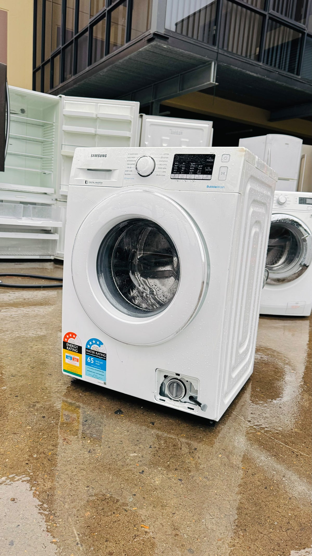 SAMSUNG 7.5KGS FRONT LOADER WASHING MACHINE