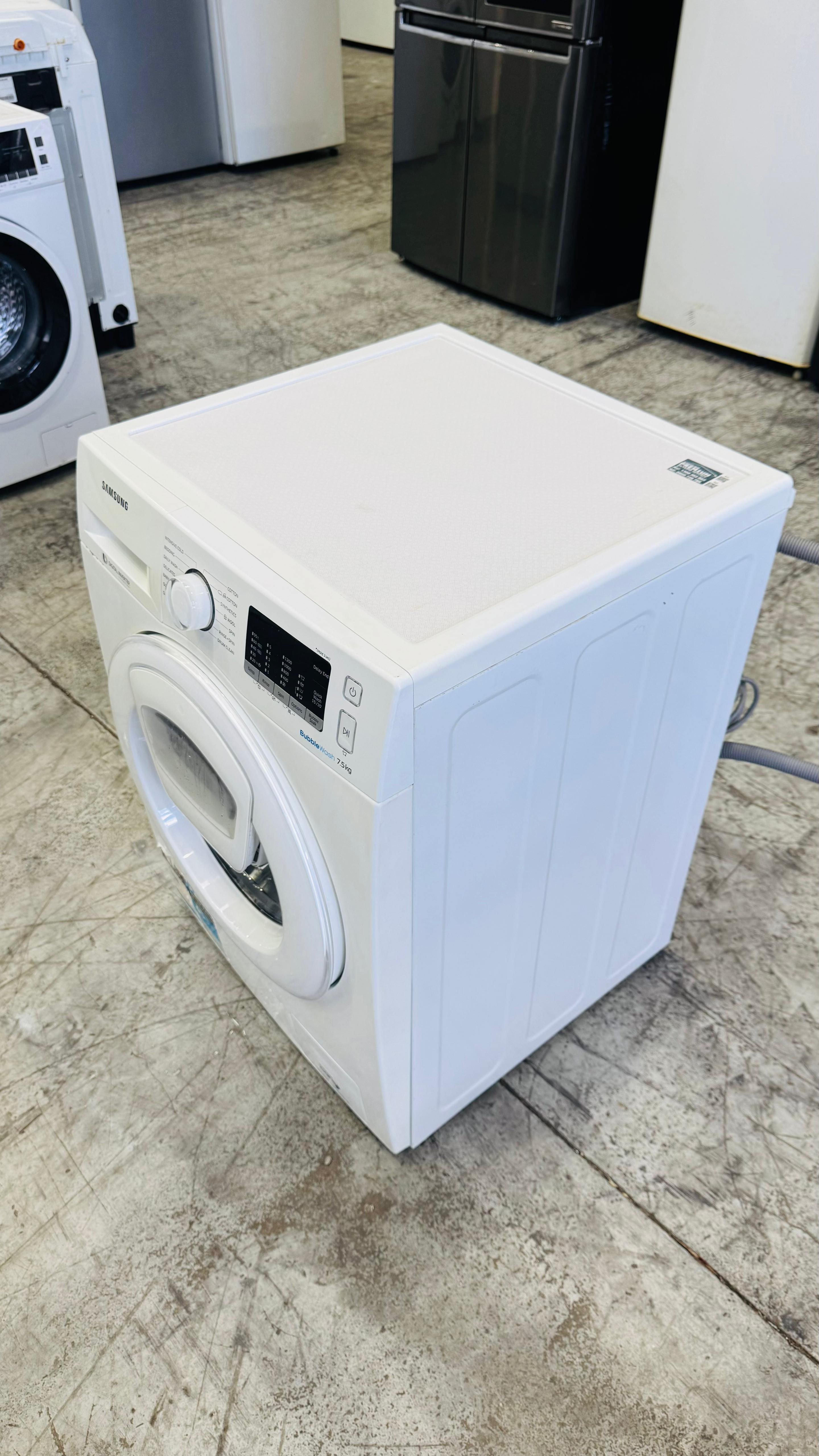 SAMSUNG 7.5KGS FRONT LOADER WASHING MACHINE