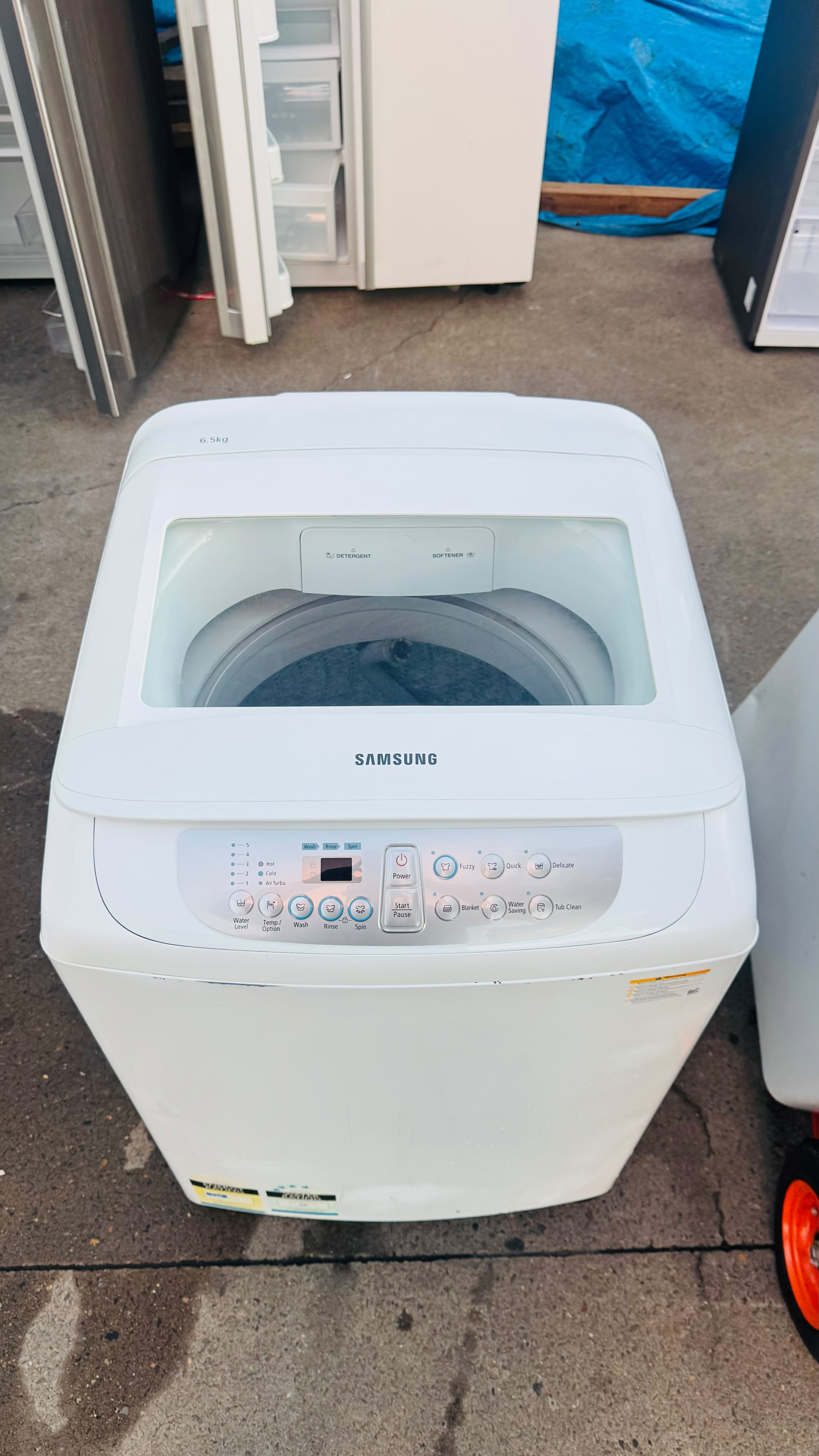 SAMSUNG 6.5KGS TOP LOADER WASHING MACHINE
