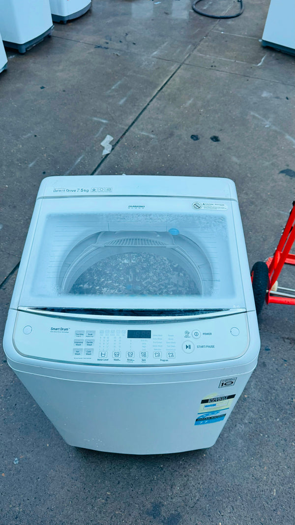 LG 7.5KGS TOP LOADER WASHING MACHINE