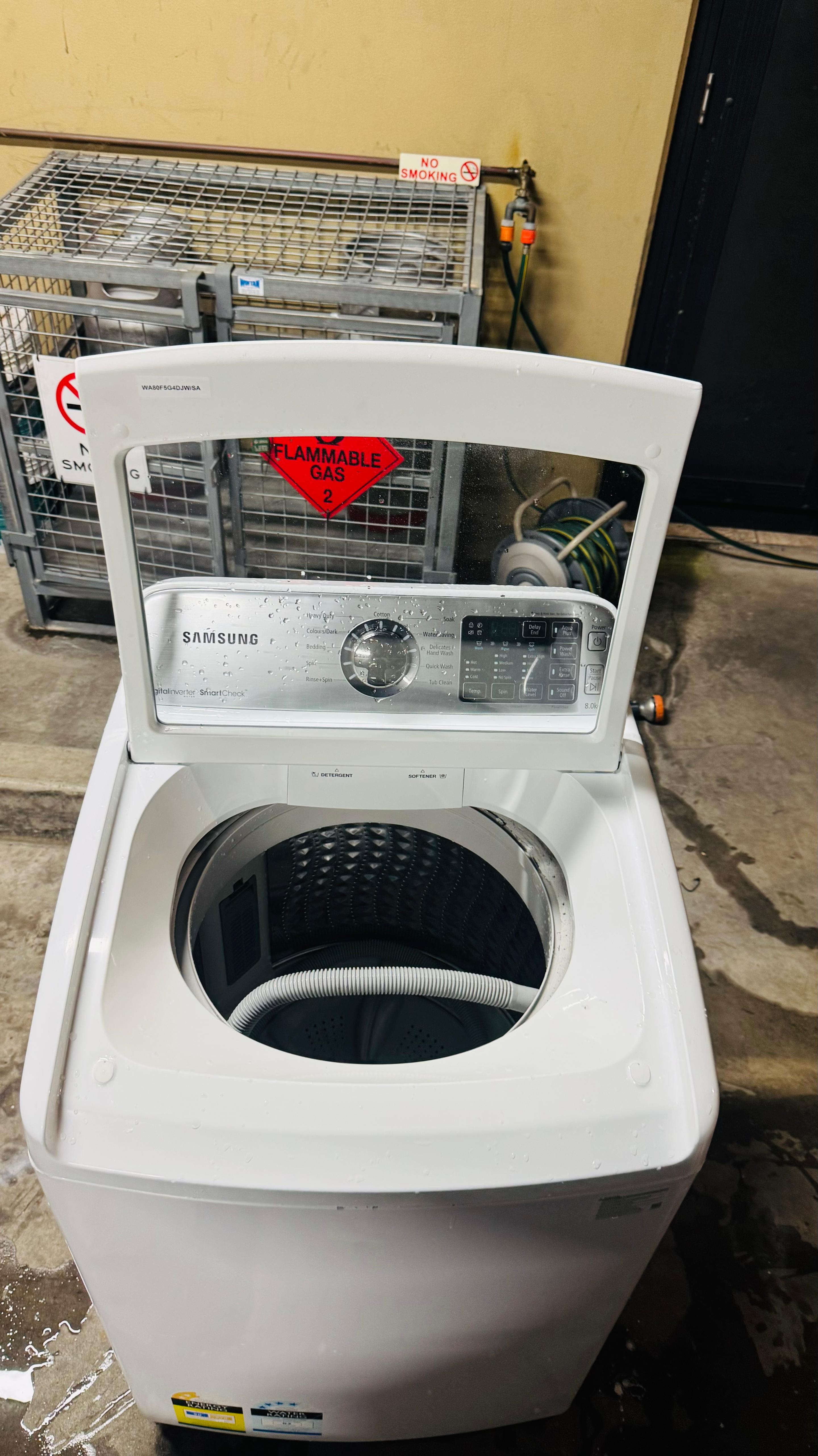 SAMSUNG 8 KGS TOP LOADER WASHING MACHINE