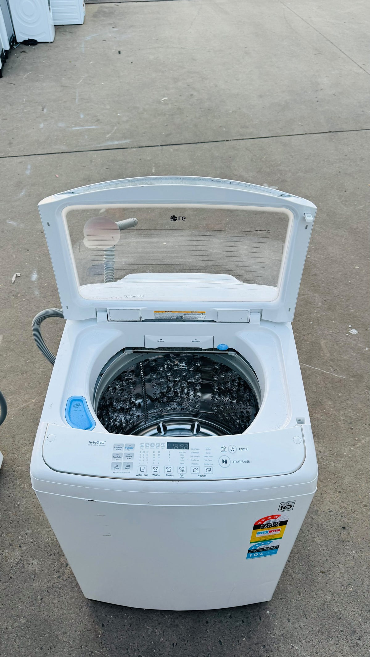 LG 10KGS TOP LOADER WASHING MACHINE