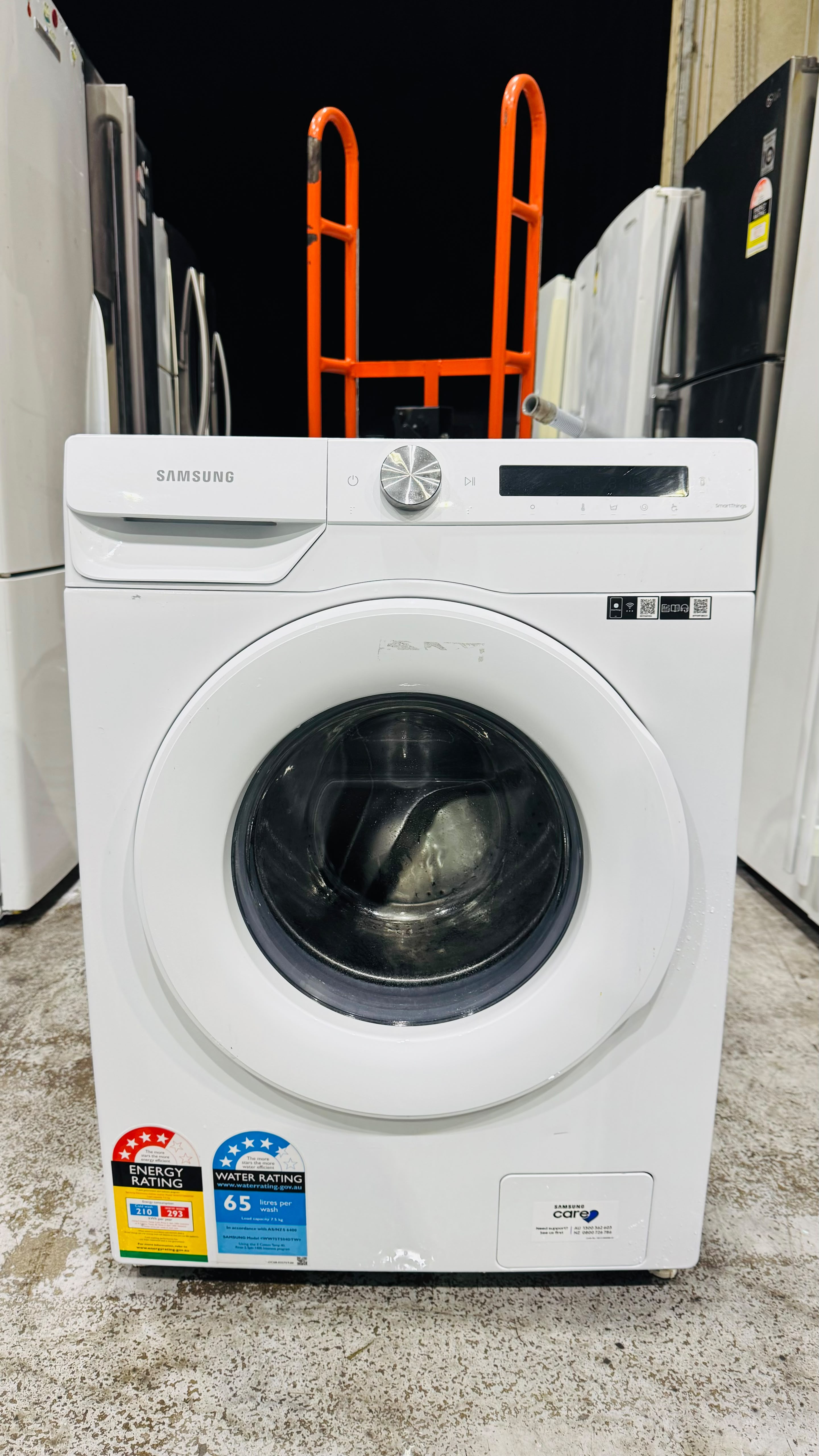SAMSUNG 7.5KGS FRONT LOADER WASHING MACHINE
