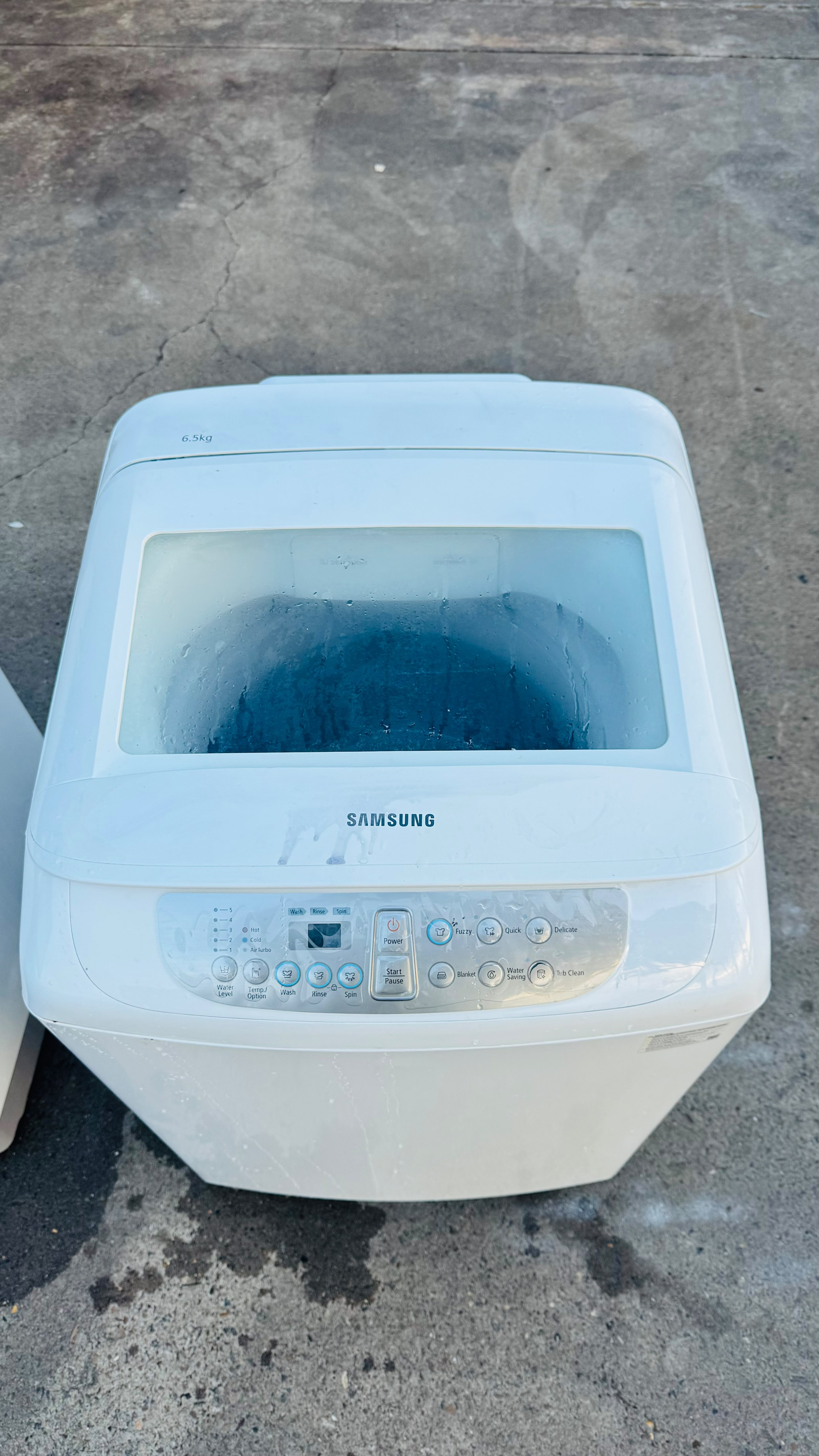 SAMSUNG 6.5KGS TOP LOADER WASHING MACHINE