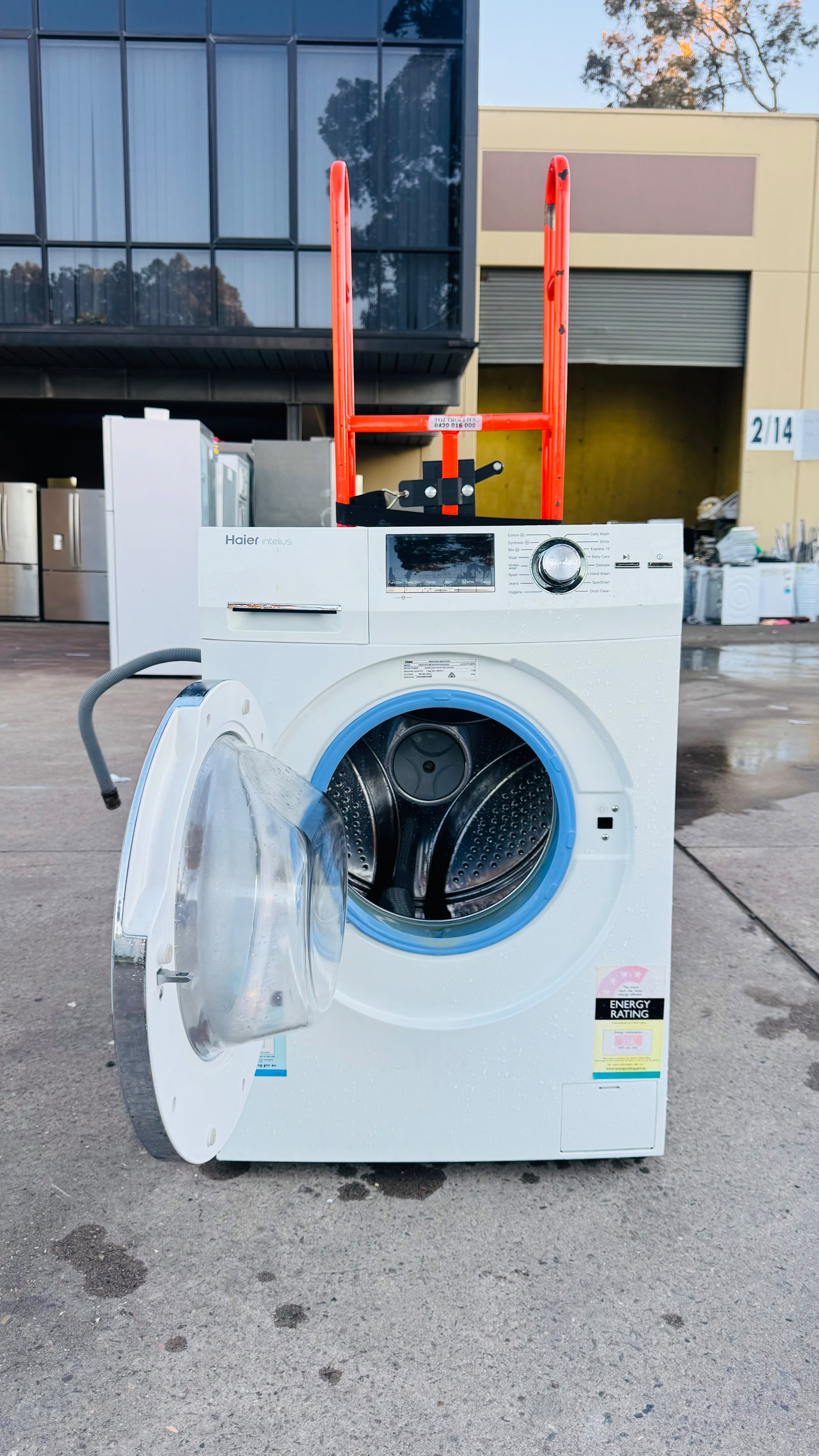 HAIER 7.5KGS FRONT LOADER WASHING MACHINE