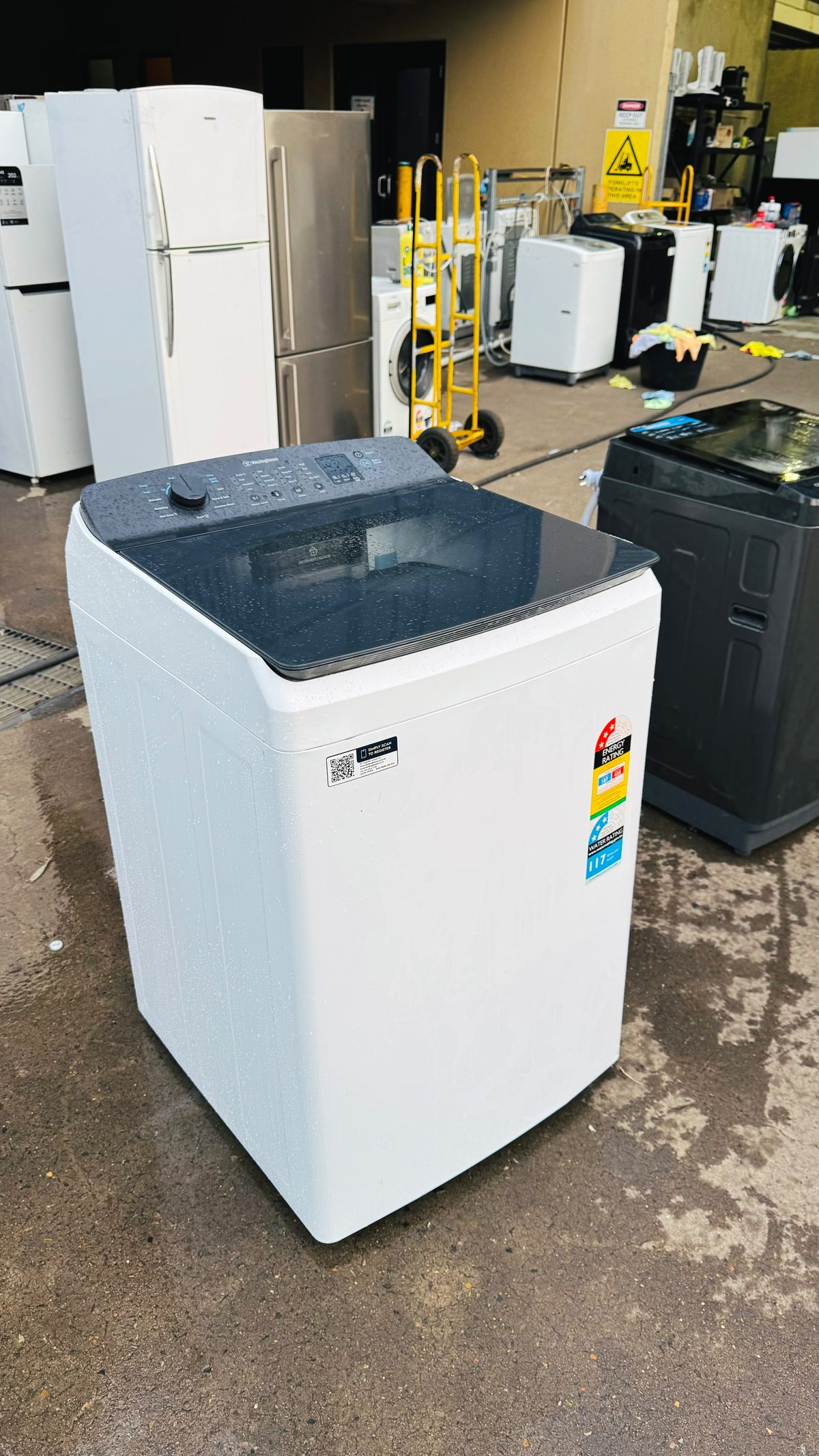 WESTINGHOUSE 8KGS TOP LOADER WASHING MACHINE