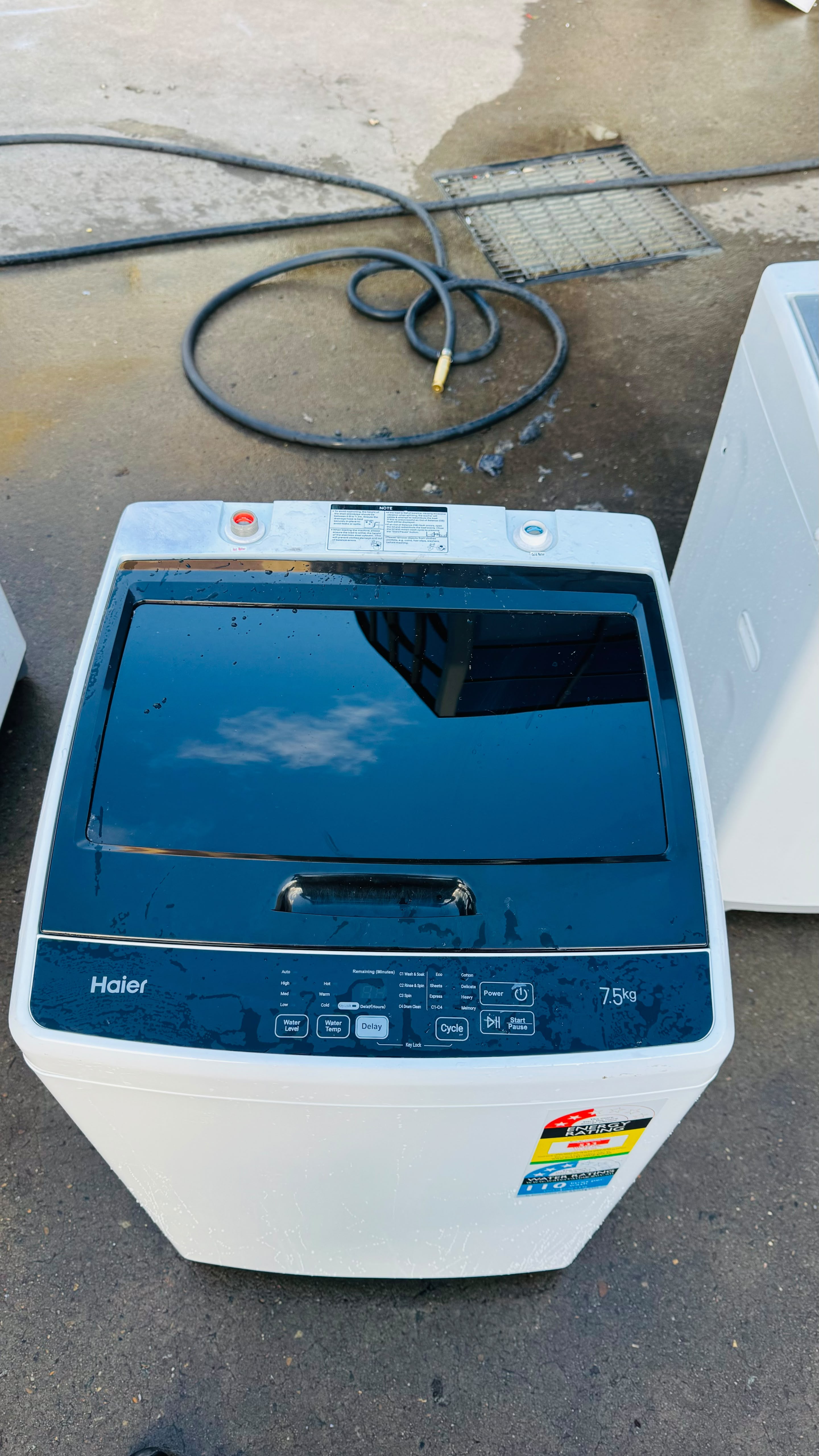 HAIER 7.5KGS TOP LOADER WASHING MACHINE