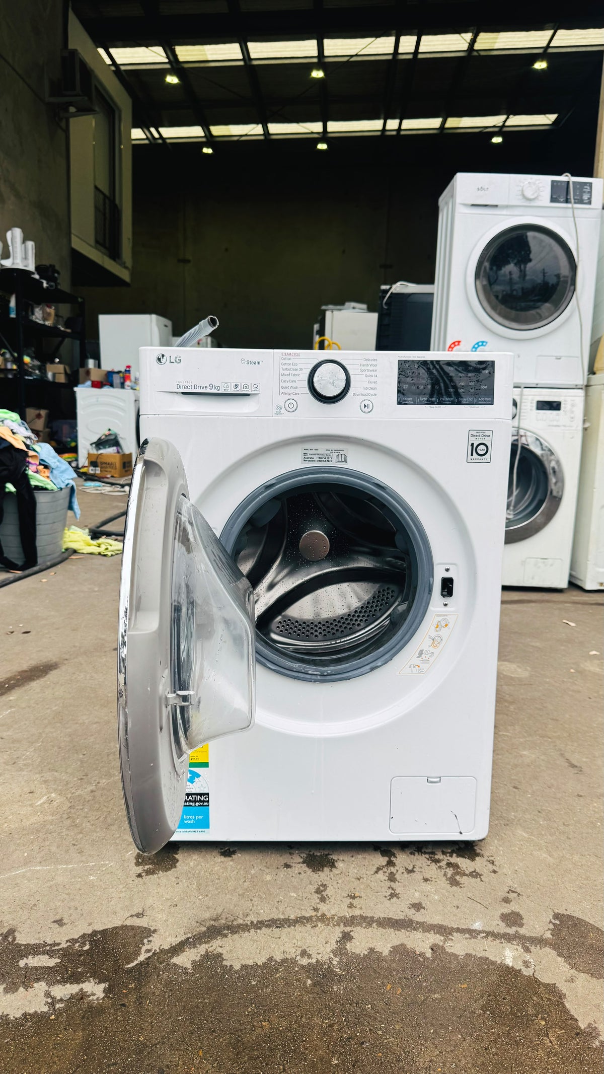 LG 9KGS FRONT LOADER WASHING MACHINE