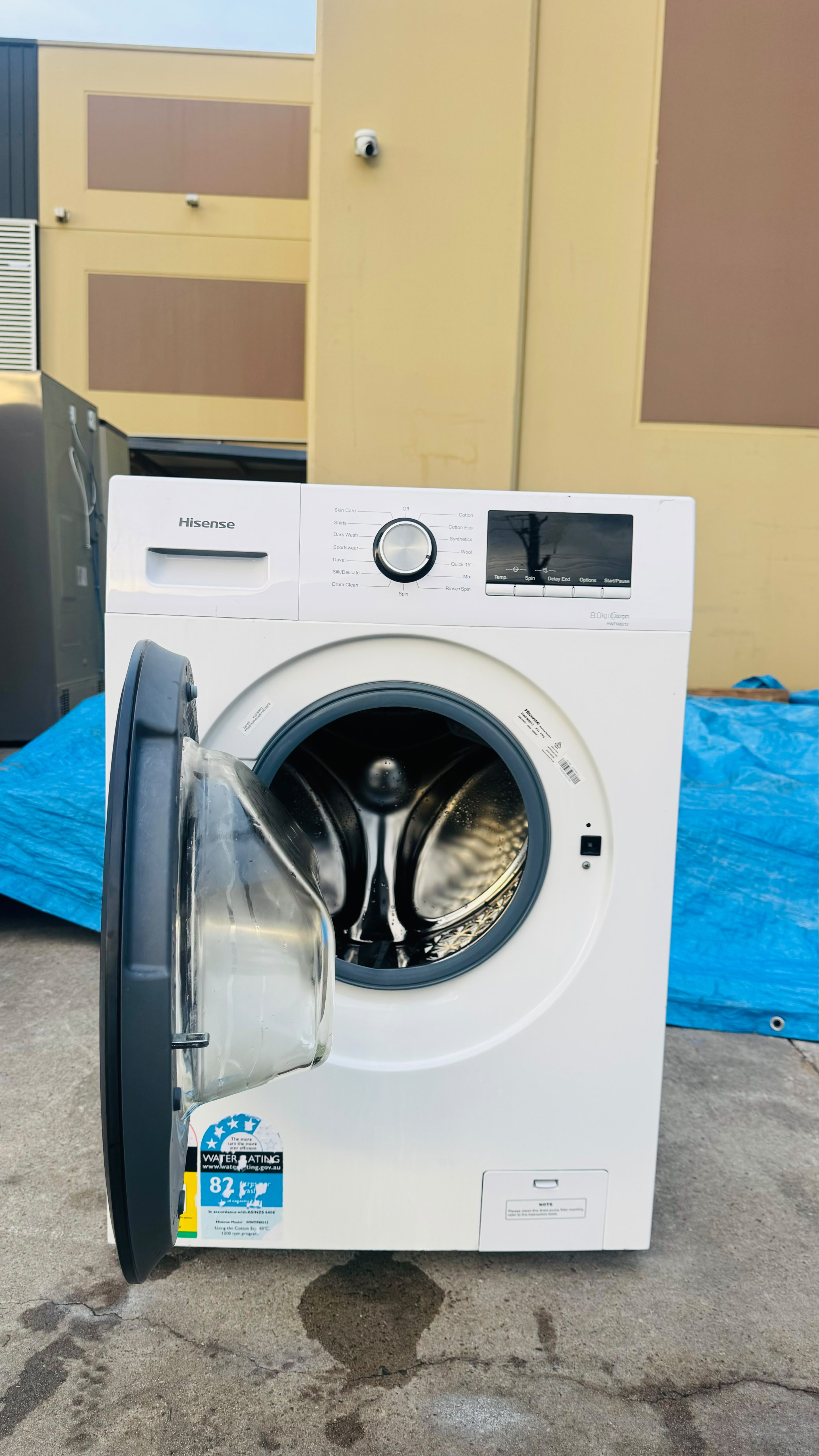 HISENSE 8KGS FRONT LOADER WASHING MACHINE