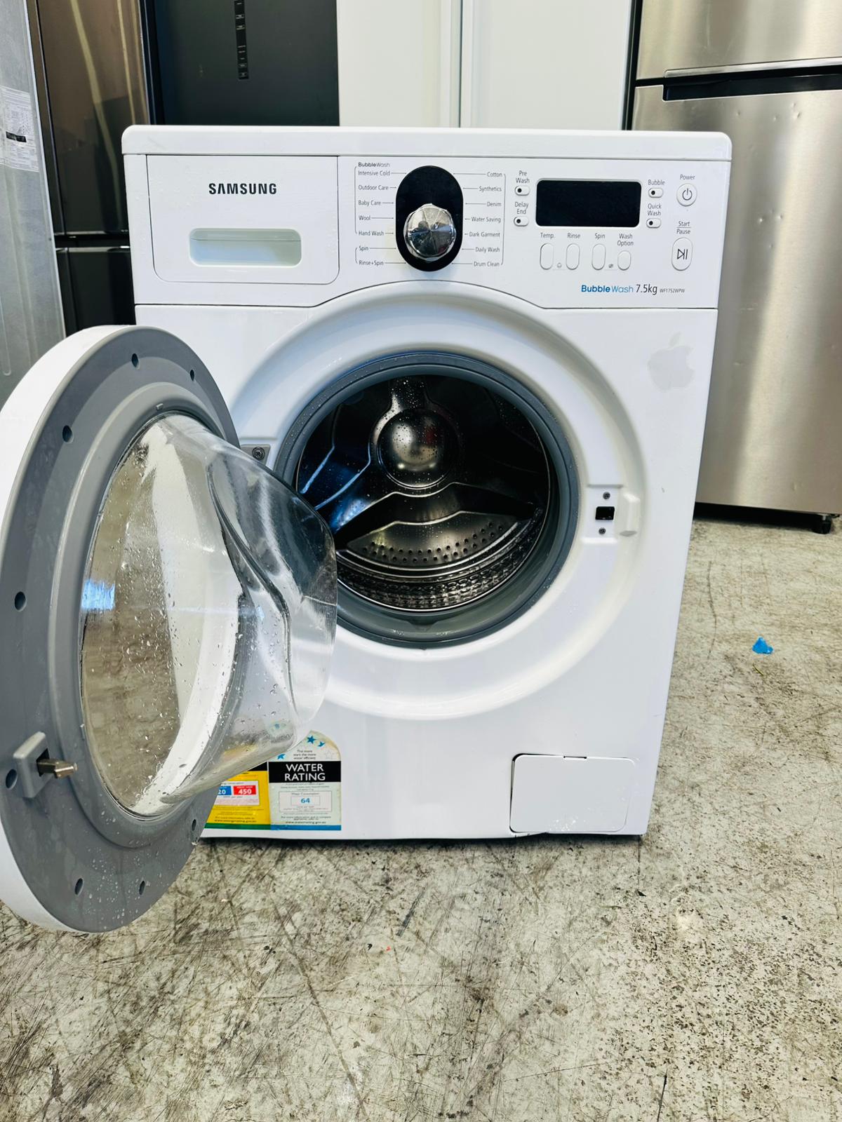 SAMSUNG 7.5KGS FRONT LOADER WASHING MACHINE