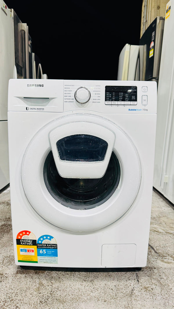 SAMSUNG 7.5KGS FRONT LOADER WASHING MACHINE