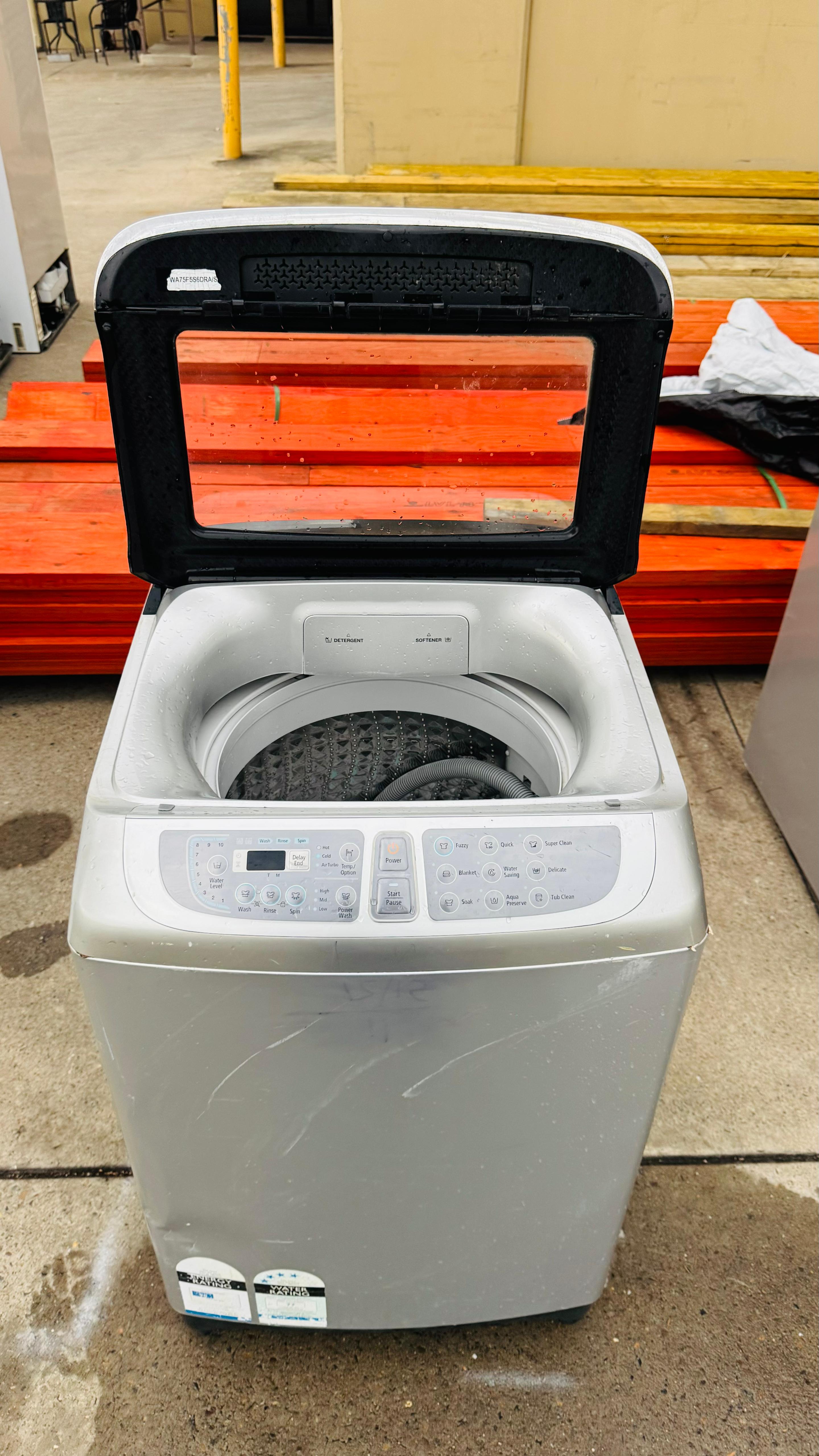 SAMSUNG 7.5KGS TOP LOADER WASHING MACHINE