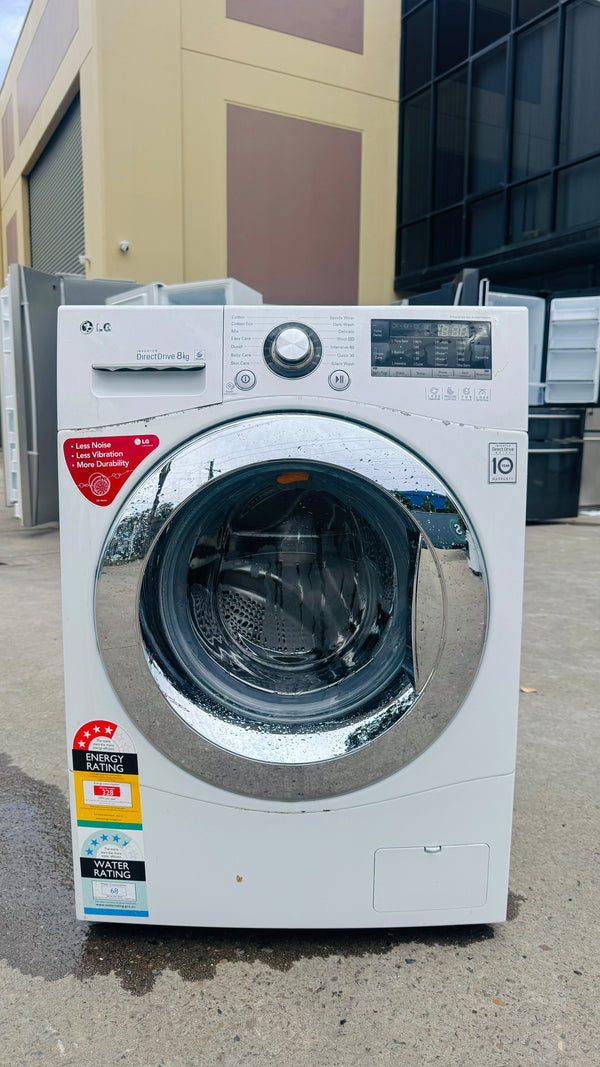 LG 8KGS FRONT LOADER WASHING MACHINE