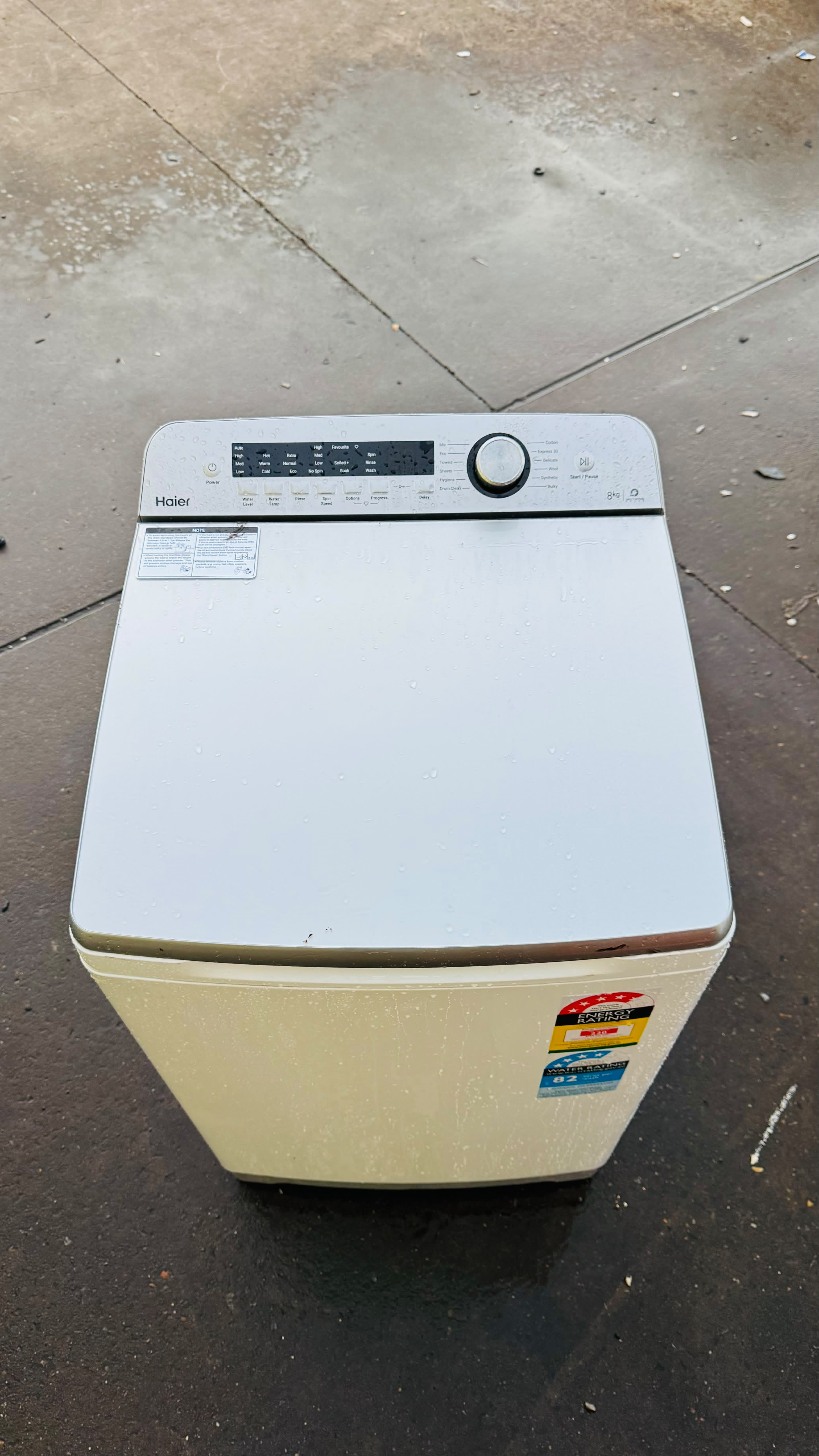 HAIER 8KGS TOP LOADER WASHING MACHINE