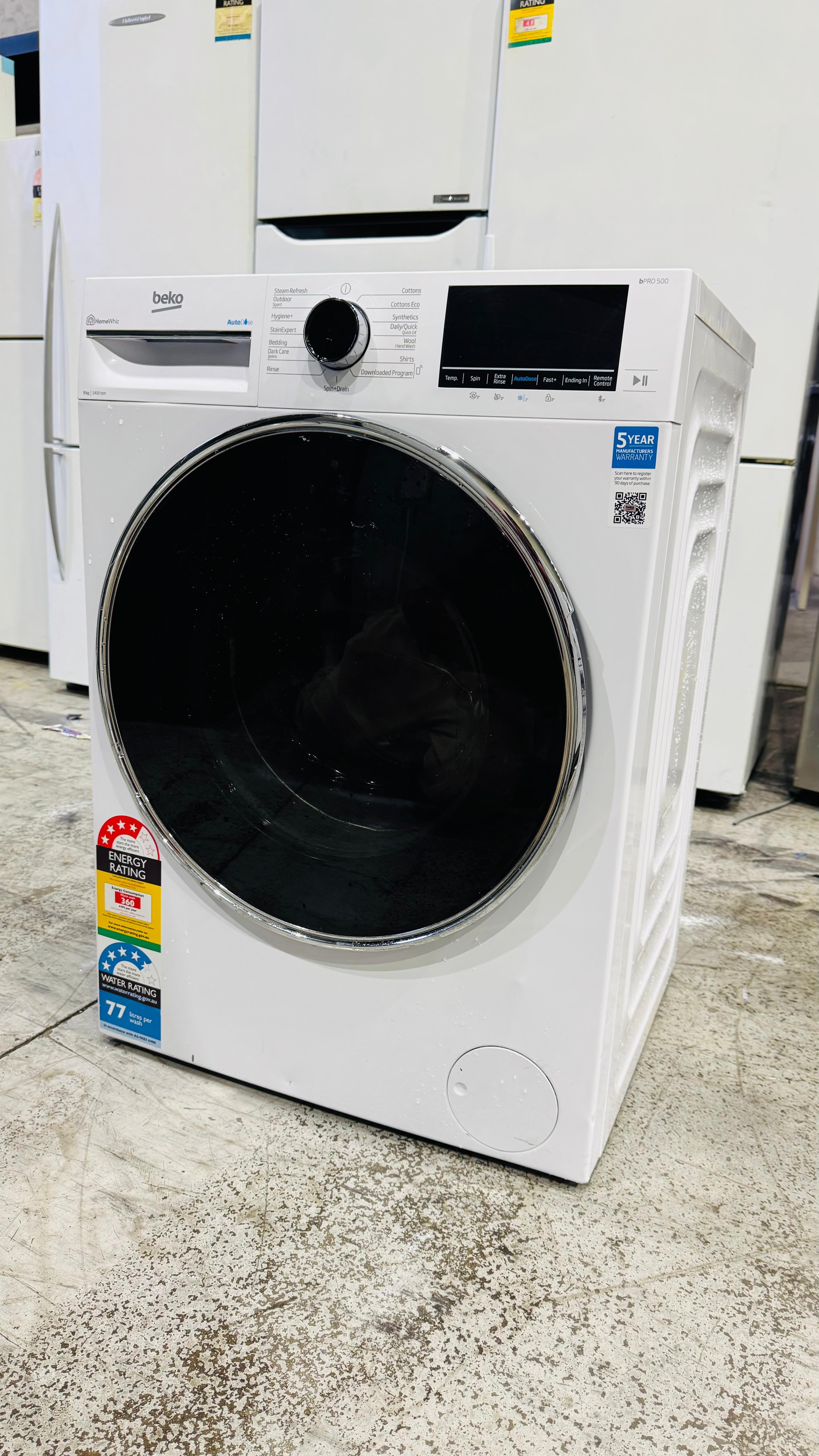 BEKO 9KGS FRONT LOADER WASHING MACHINE