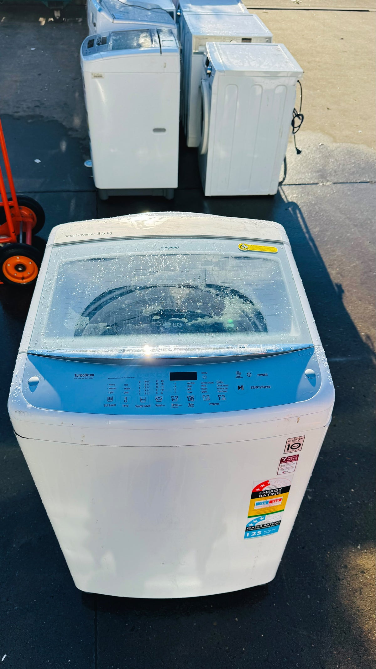 LG 8.5KGS TOP LOADER WASHING MACHINE
