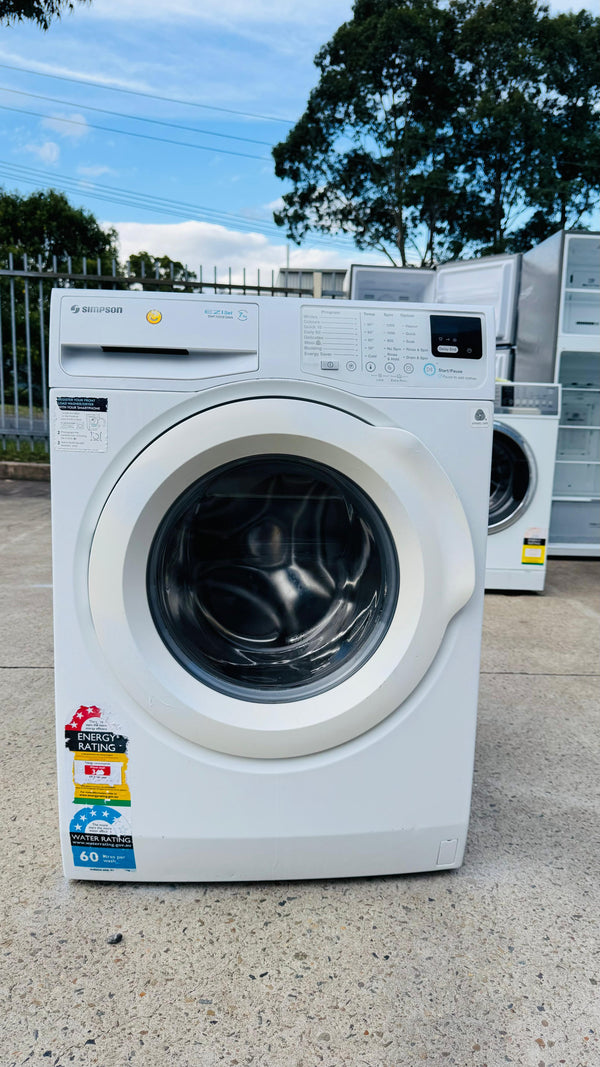 SIMPSON 7KGS FRONT LOADER WASHING MACHINE