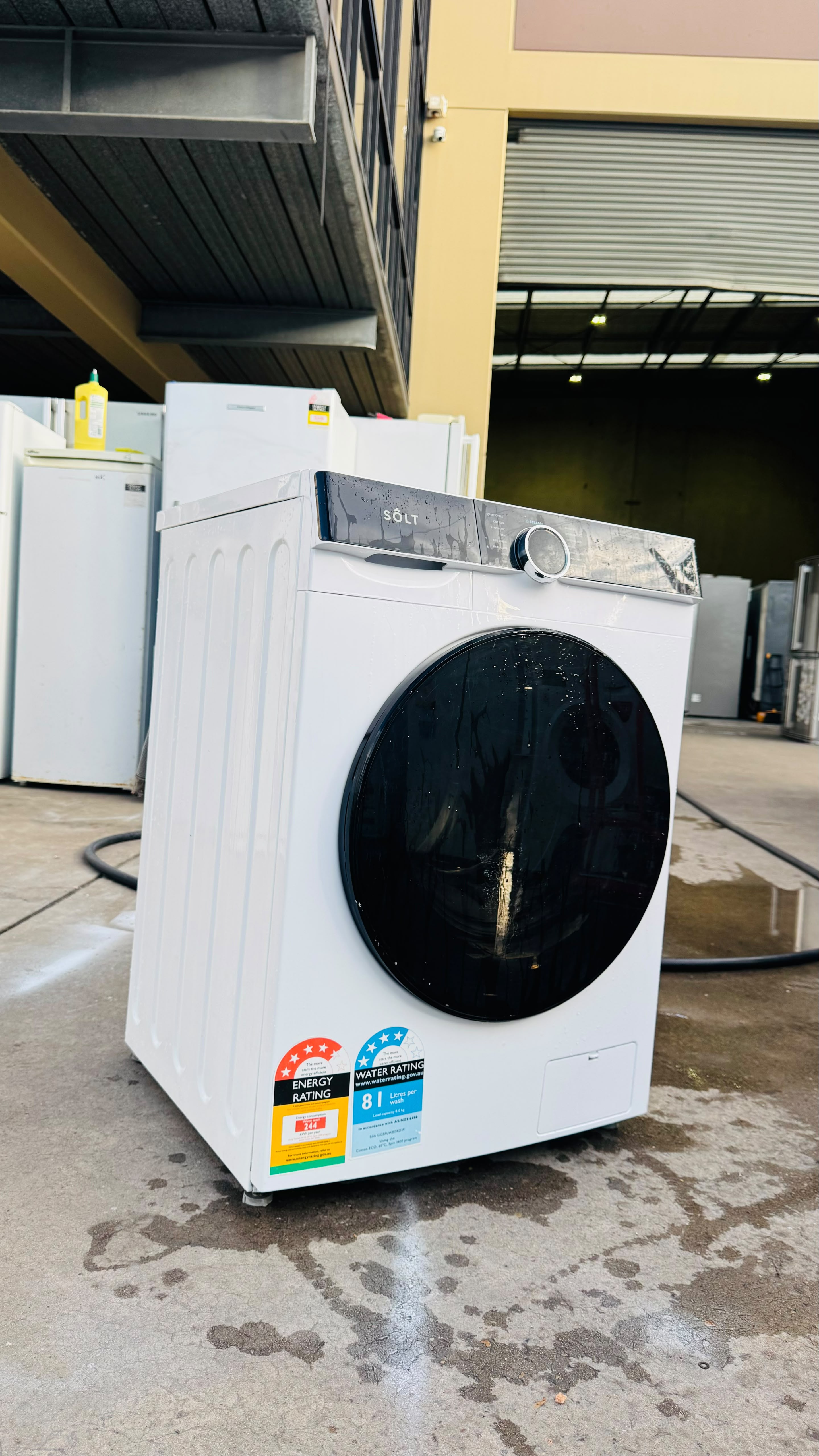 SOLT 8KGS FRONT LOADER WASHING MACHINE