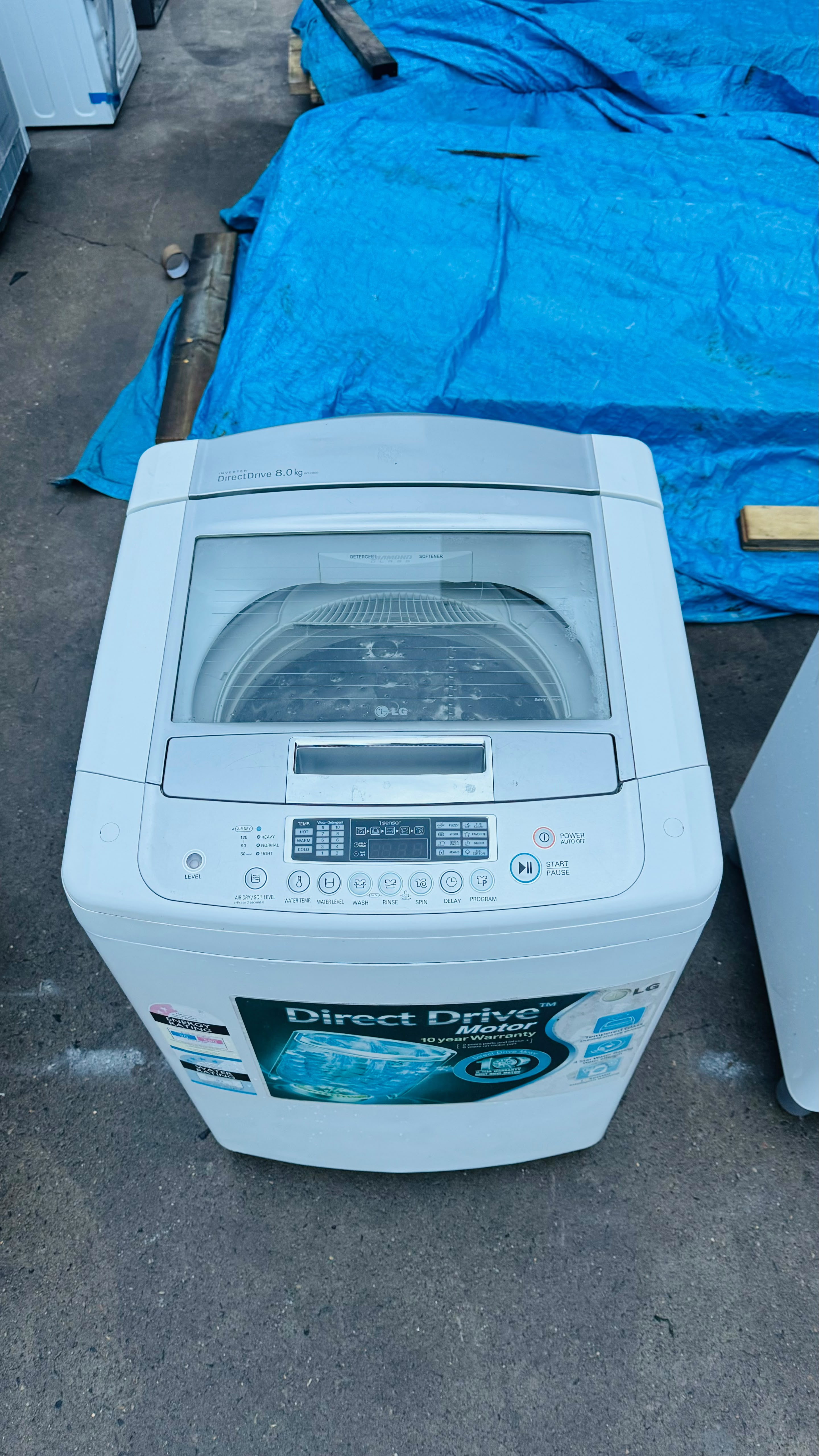 LG 8KGS TOP LOADER WASHING MACHINE