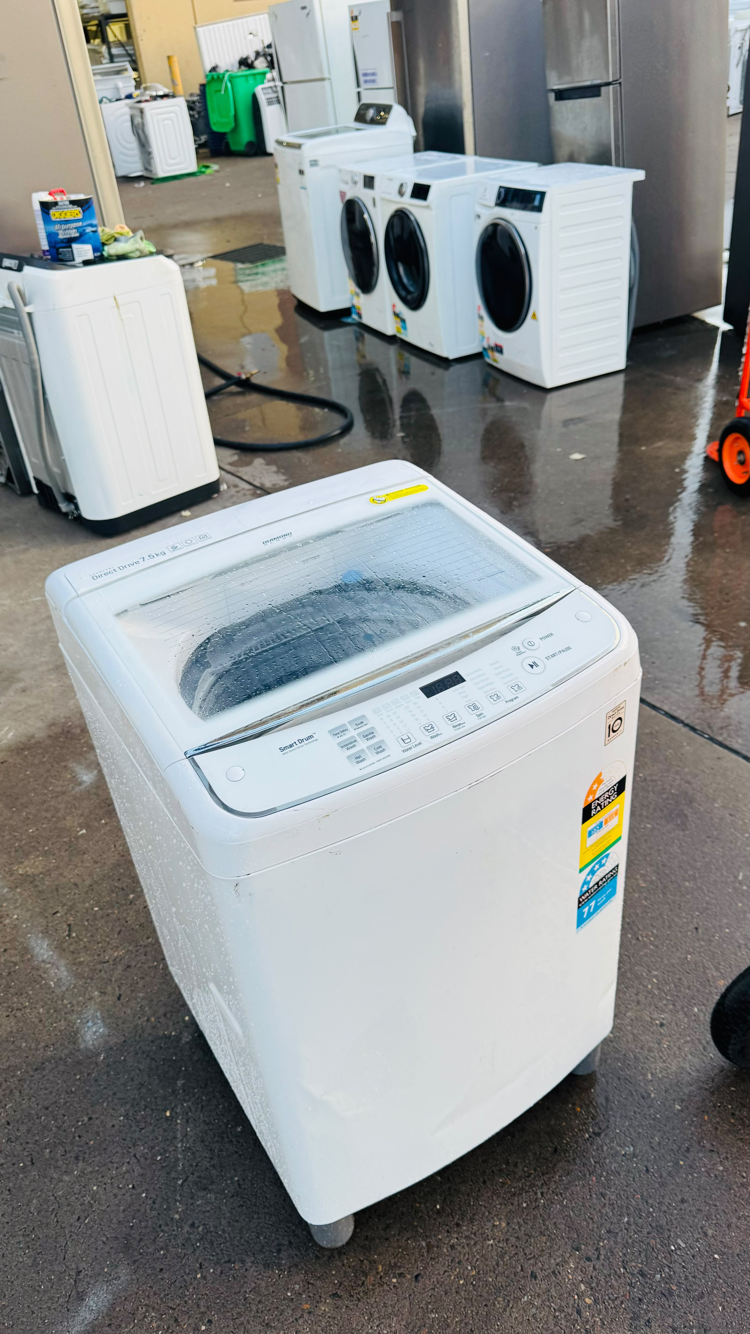 LG 7.5KGS TOP LOADER WASHING MACHINE