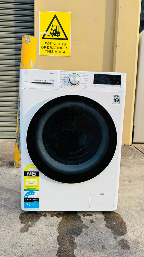 LG 7.5KGS FRONT LOADER WASHING MACHINE