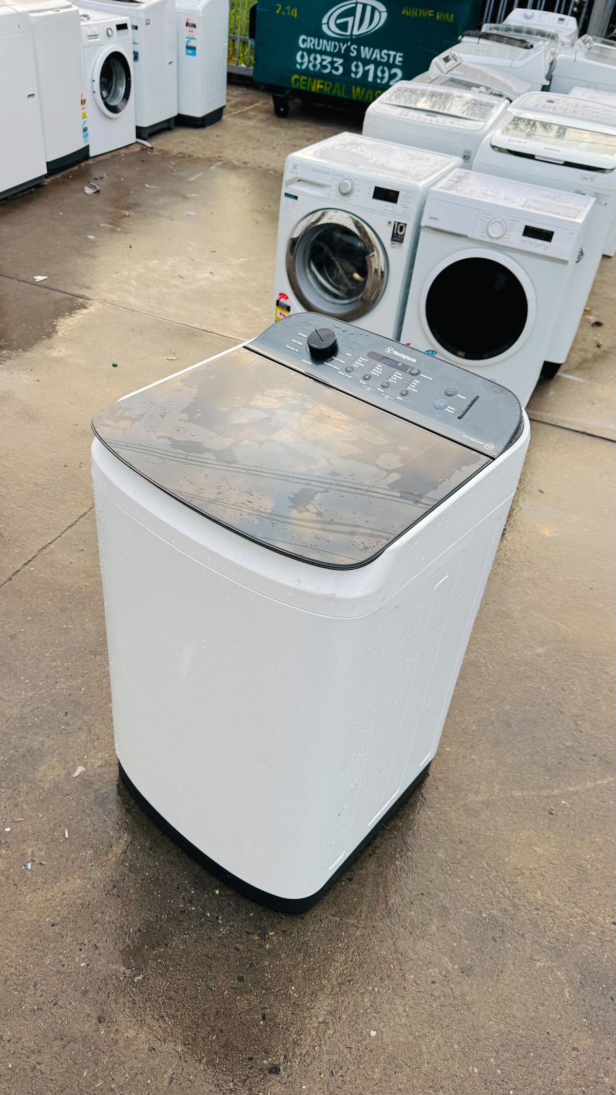 WESTINGHOUSE 7KGS TOP LOADER WASHING MACHINE