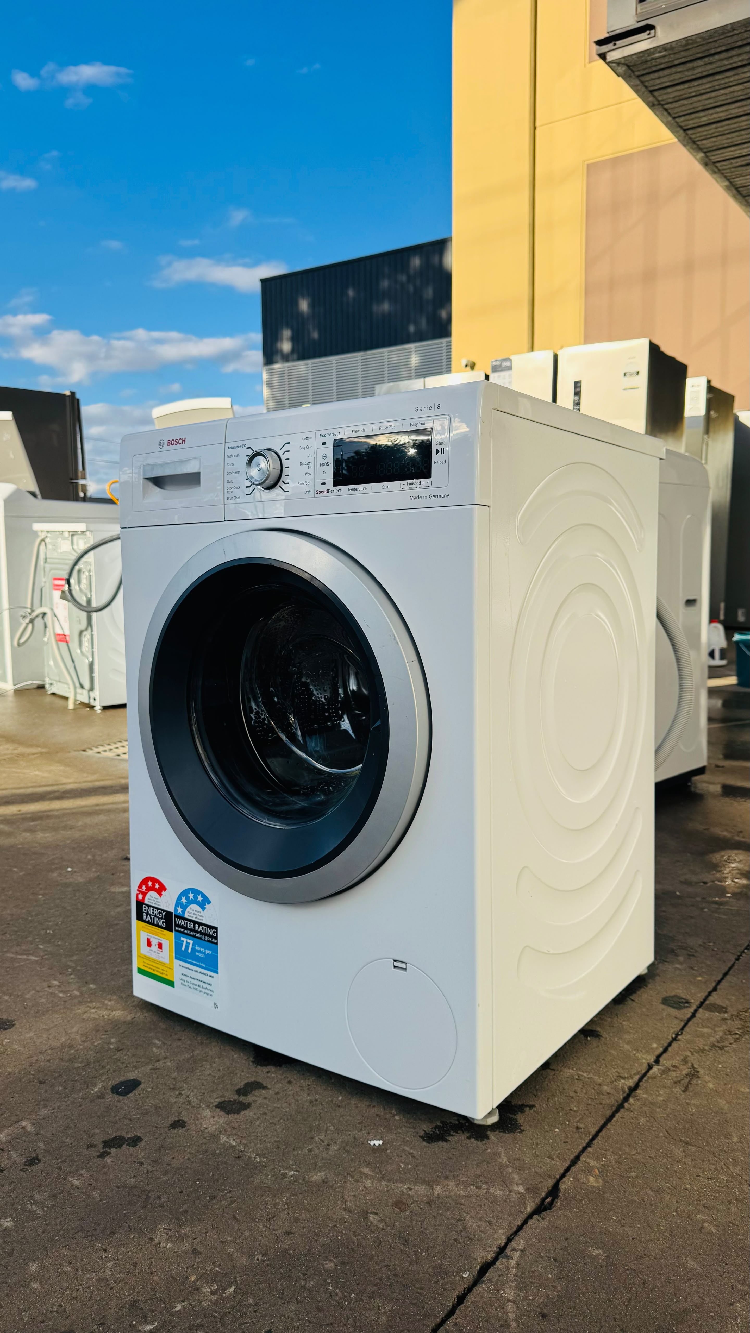 BOSCH 9KGS FRONT LOADER WASHING MACHINE