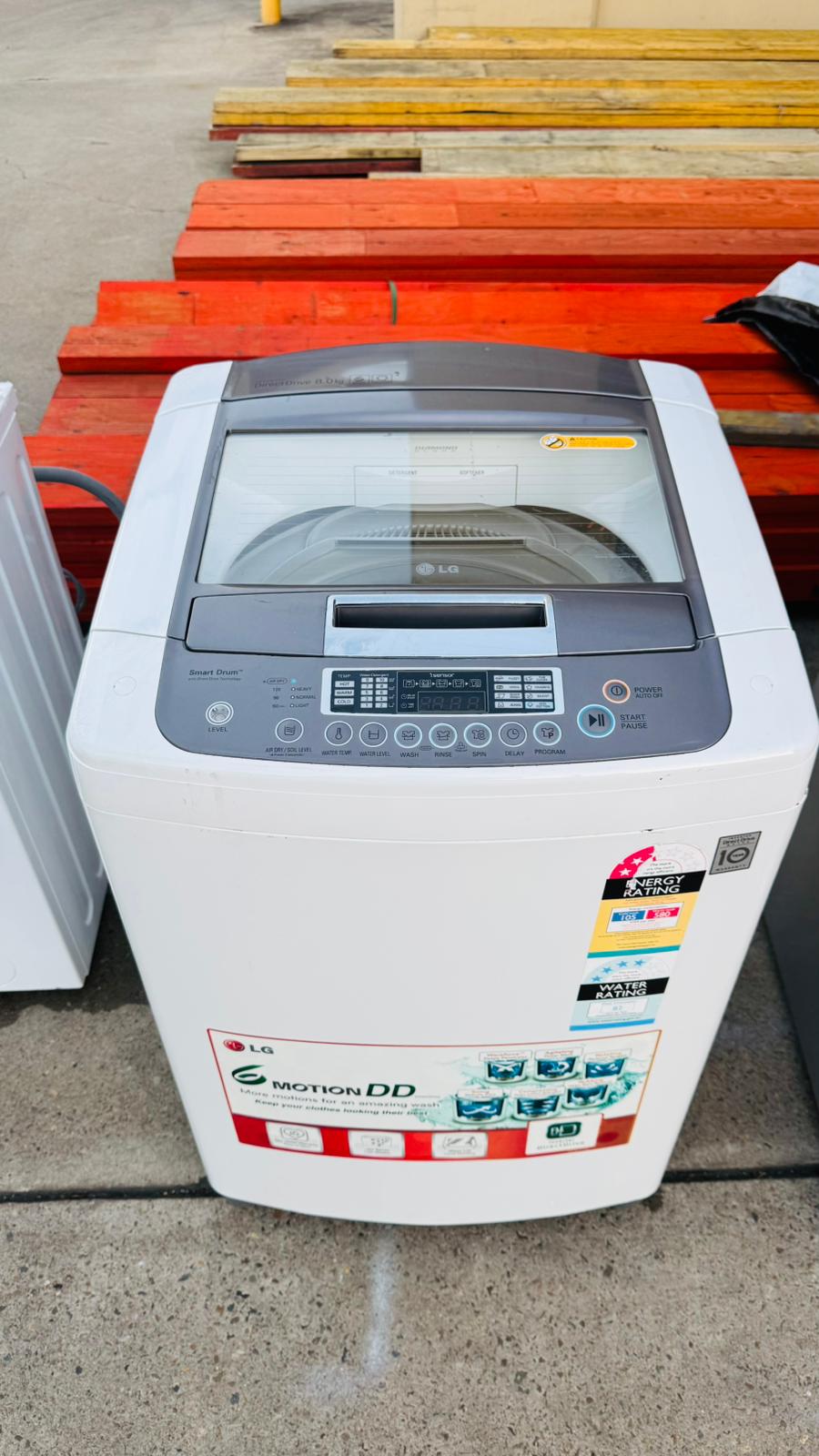 LG 8KGS TOP LOADER WASHING MACHINE