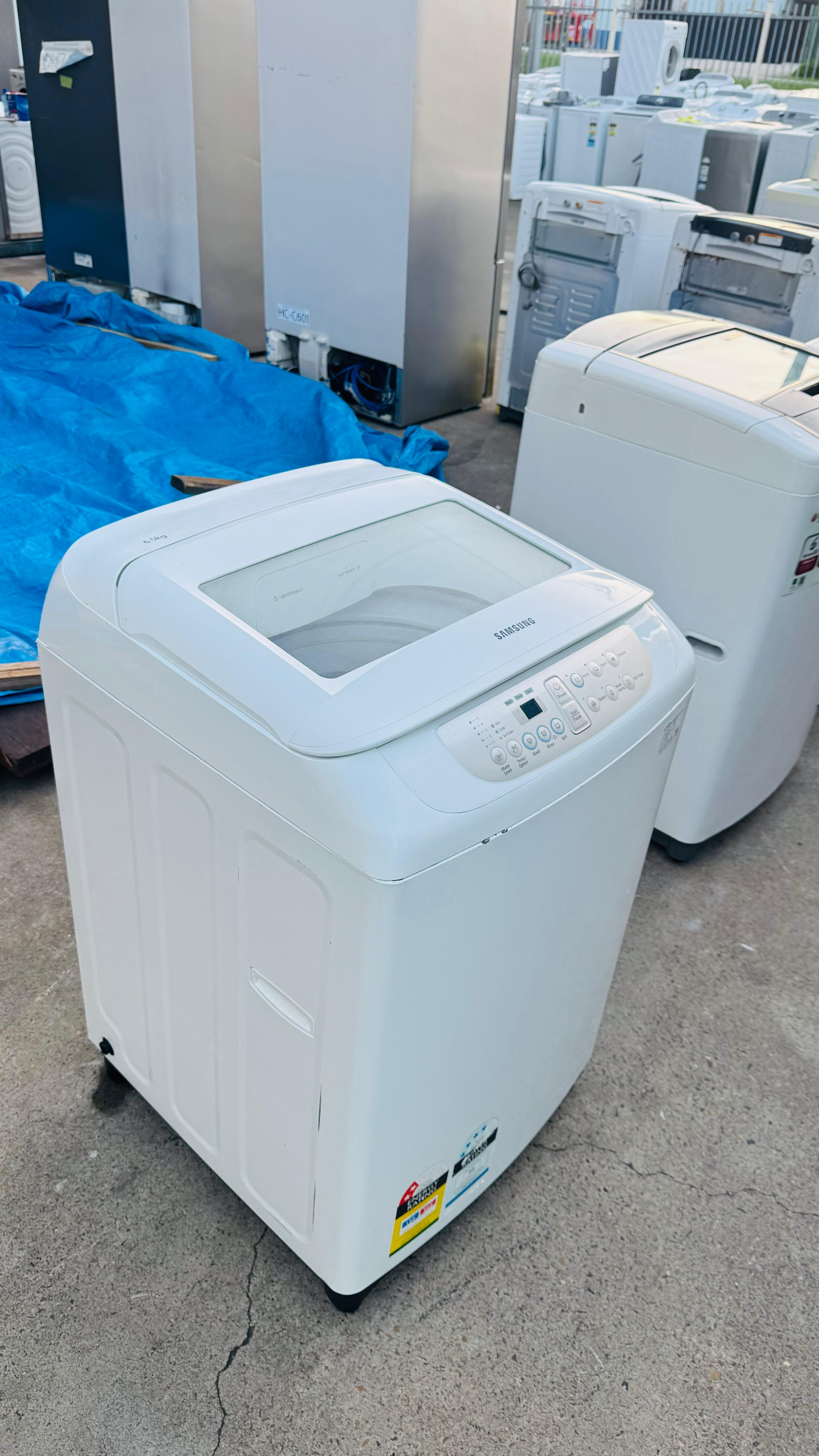 SAMSUNG 6.5KGS TOP LOADER WASHING MACHINE