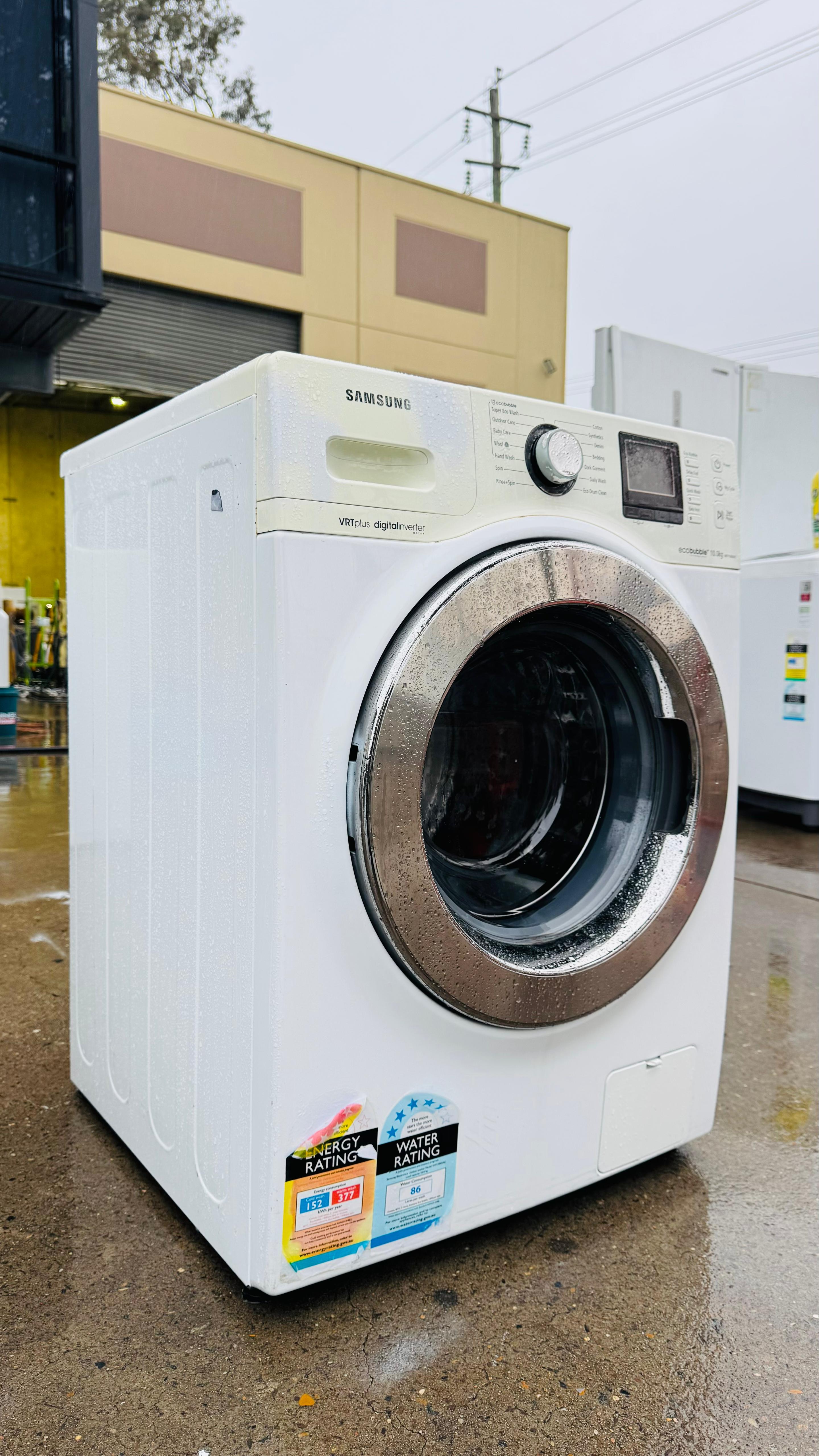 SAMSUNG 10KGS FRONT LOADER WASHING MACHINE