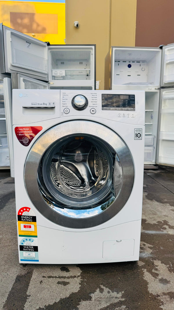 LG 8 KGS FRONT LOADER WASHING MACHINE