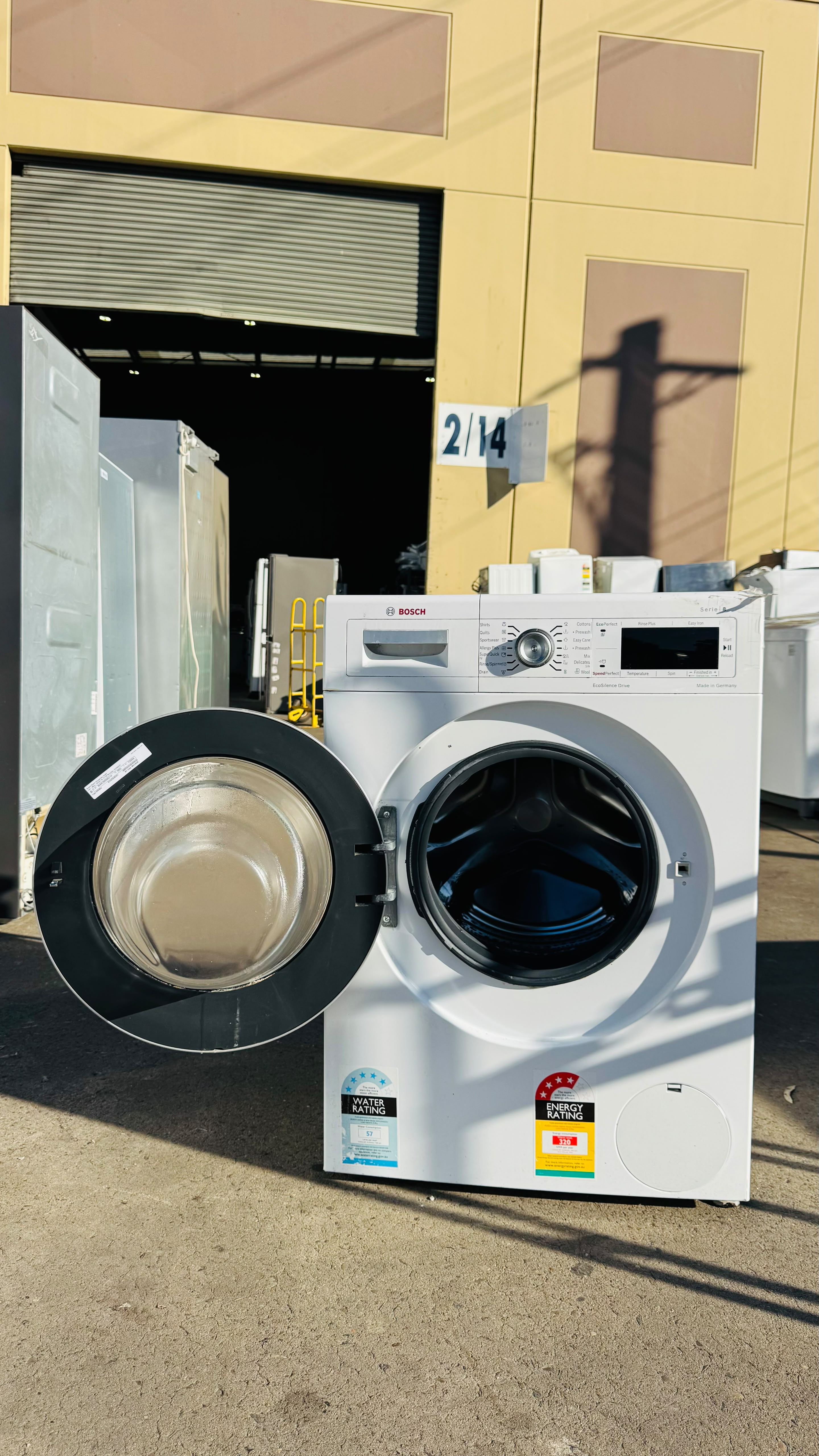 BOSCH 8KGS FRONT LOADER WASHING MACHINE