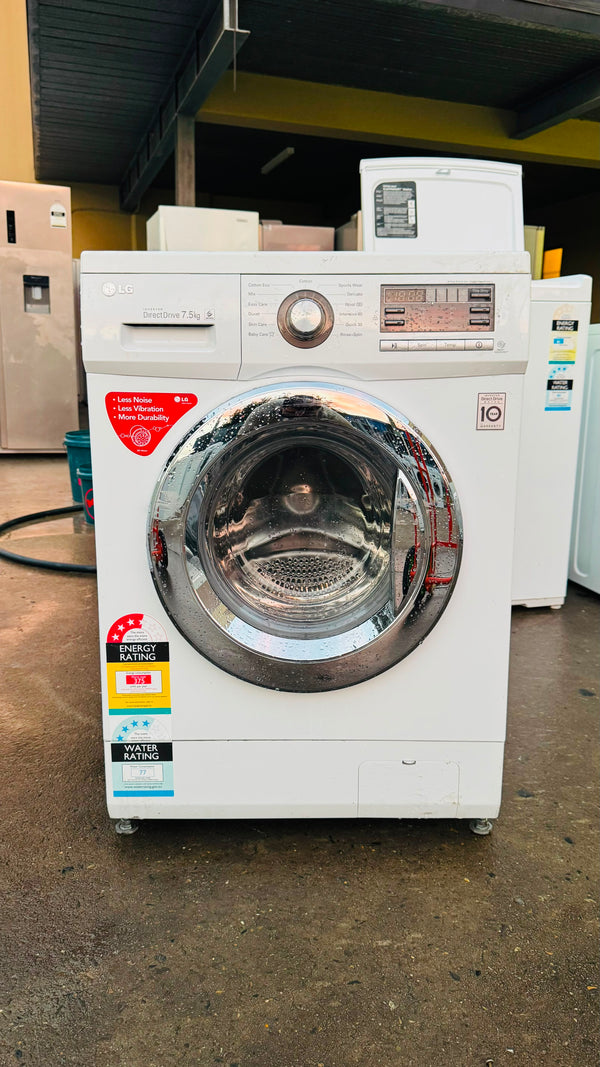 LG 7.5KGS FRONT LOADER WASHING MACHINE