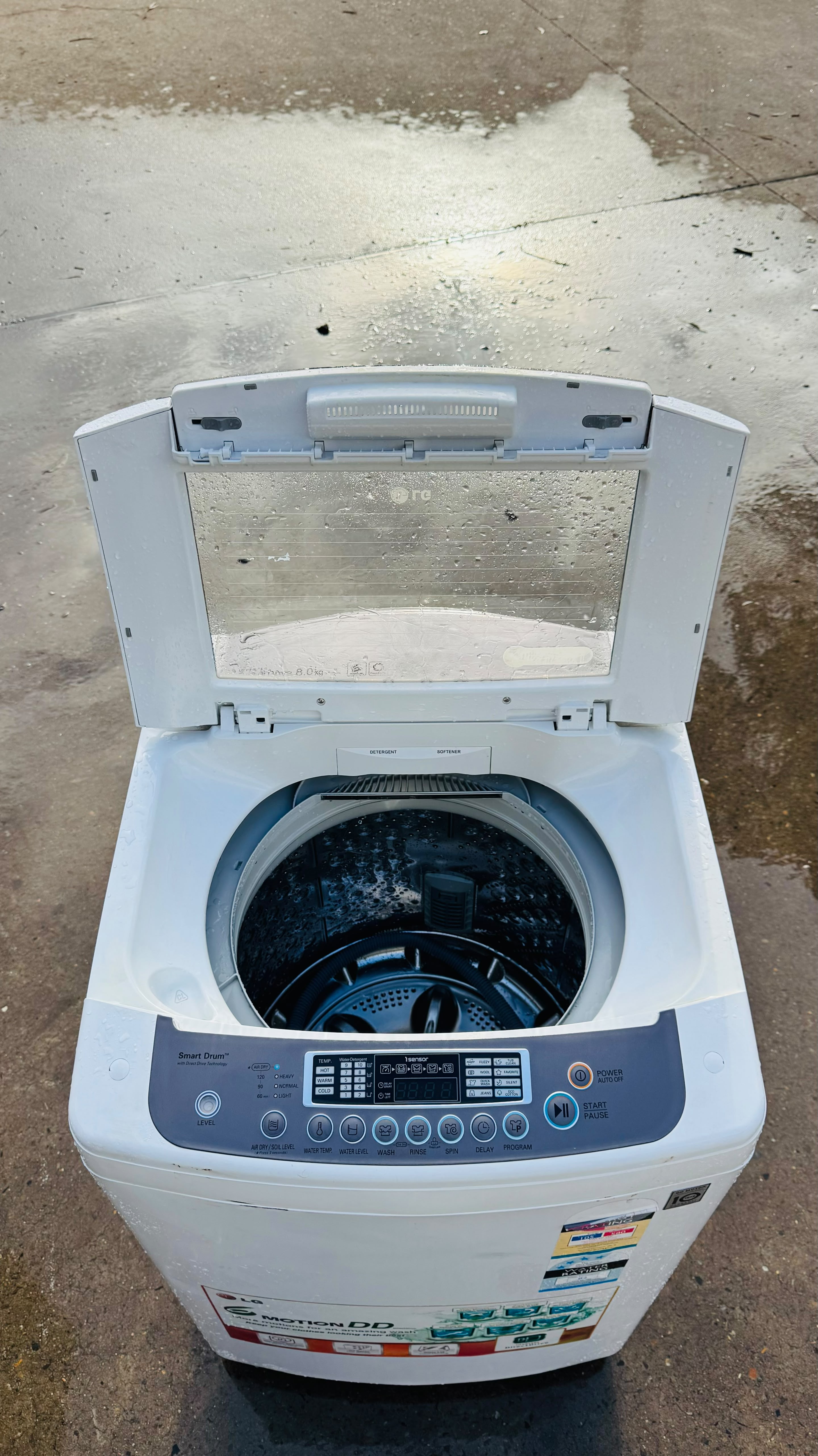 LG 8KGS TOP LOADER WASHING MACHINE