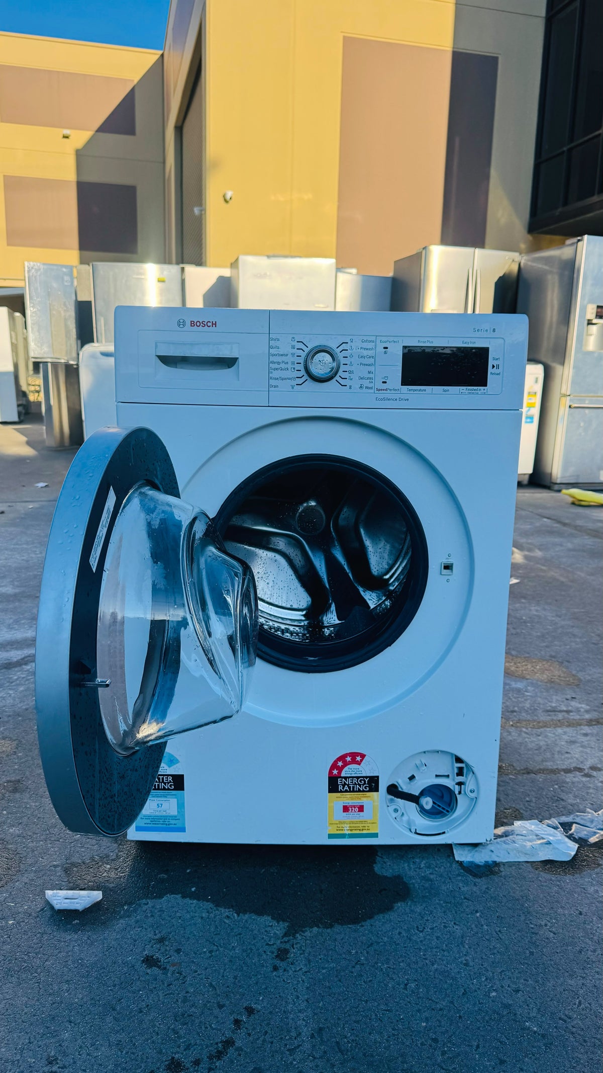 BOSCH 8KGS FRONT LOADER WASHING MACHINE