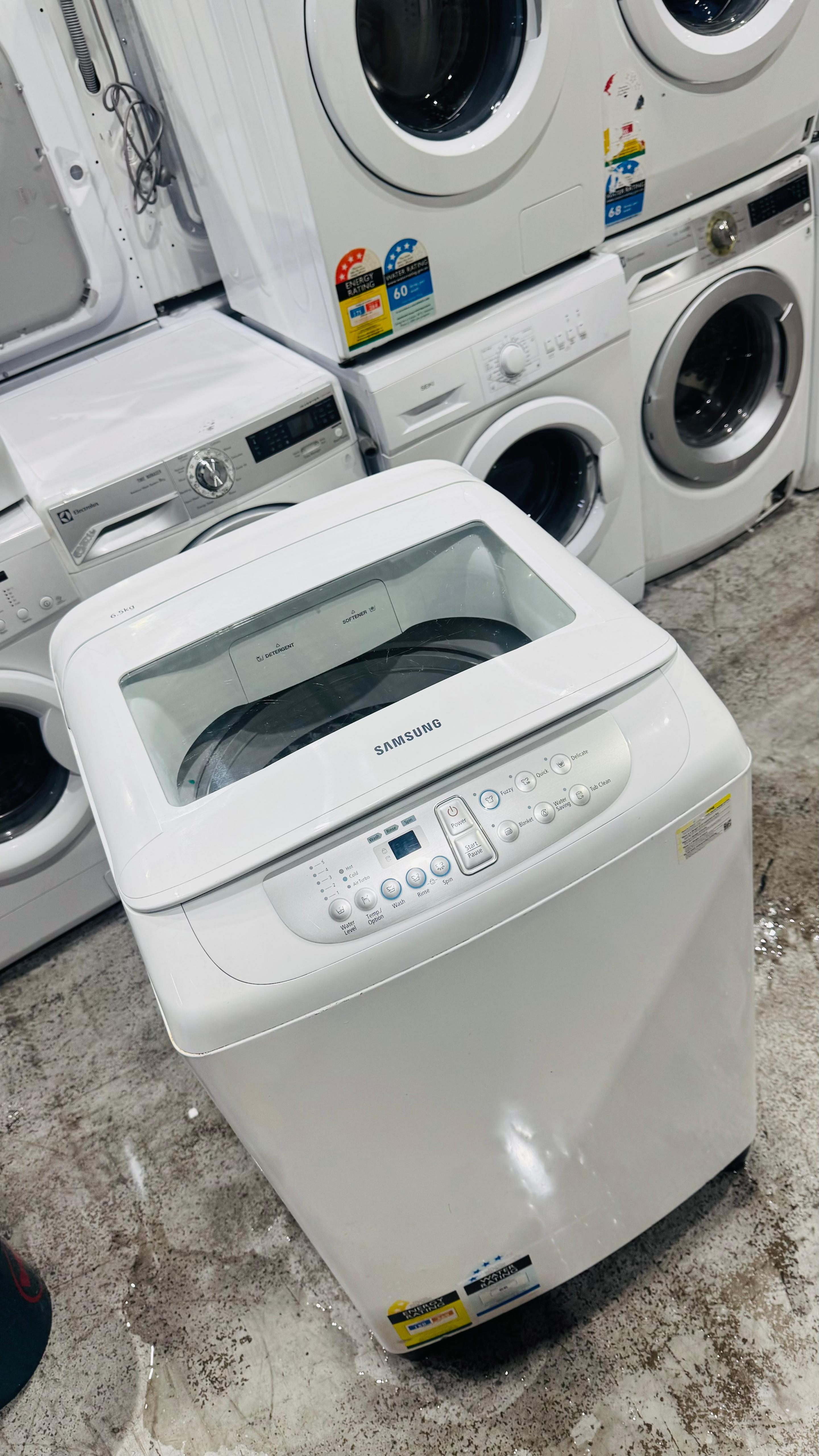 SAMSUNG 6.5 KGS TOP LOADER WASHING MACHINE