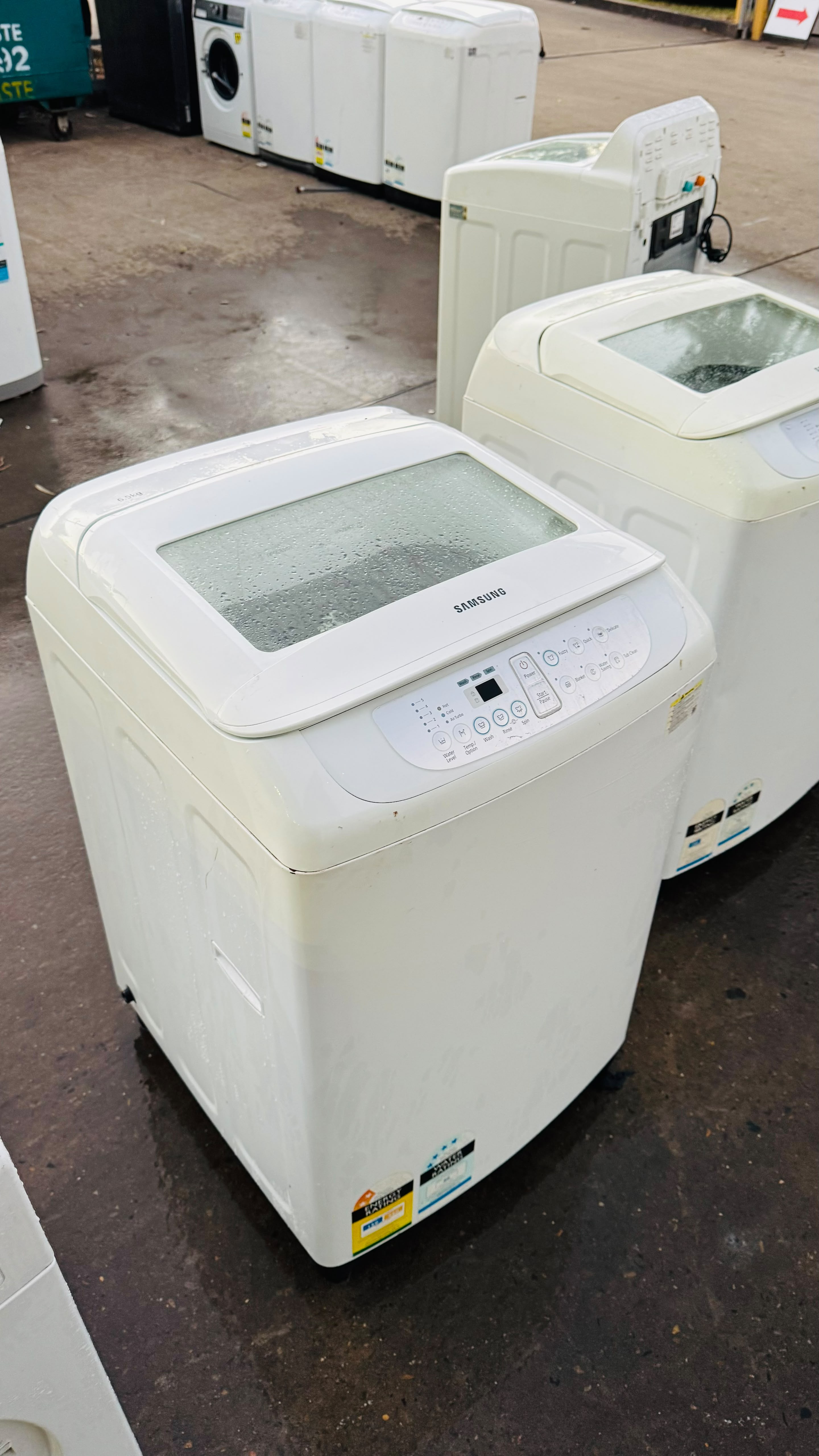 SAMSUNG 6.5KGS TOP LOADER WASHING MACHINE