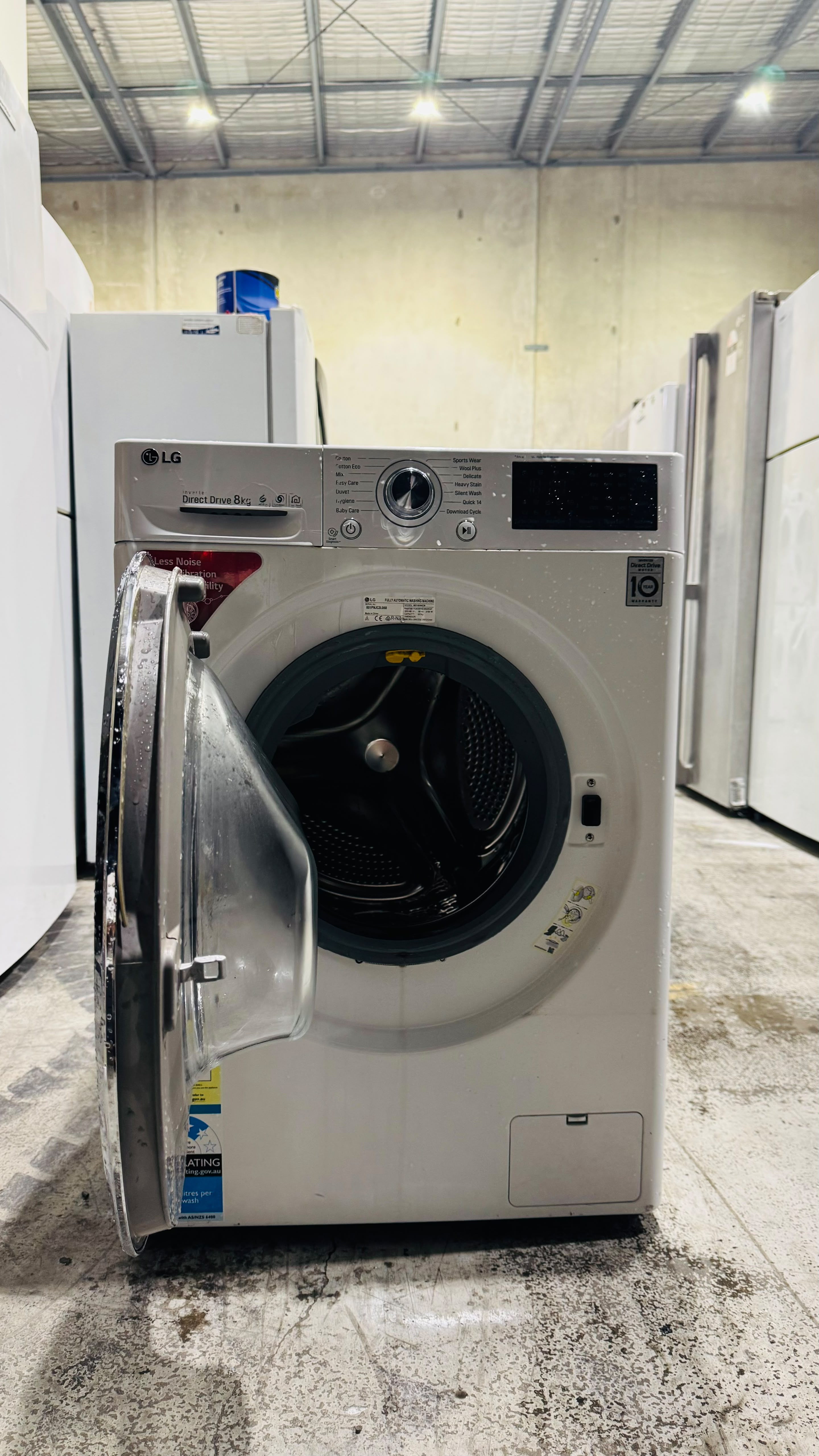 LG 8KGS FRONT LOADER WASHING MACHINE