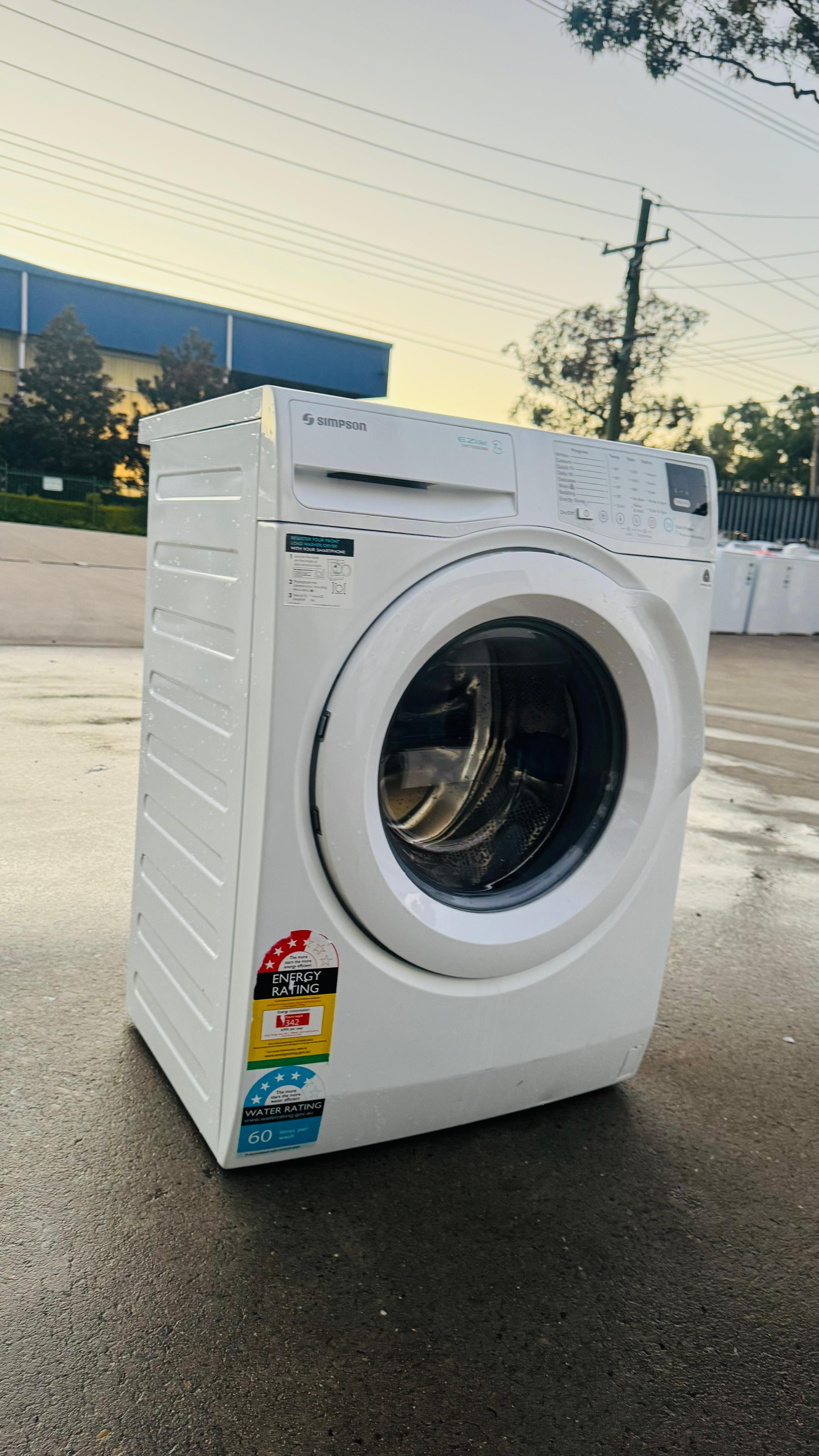 SIMPSON 7 KGS FRONT LOADER WASHING MACHINE