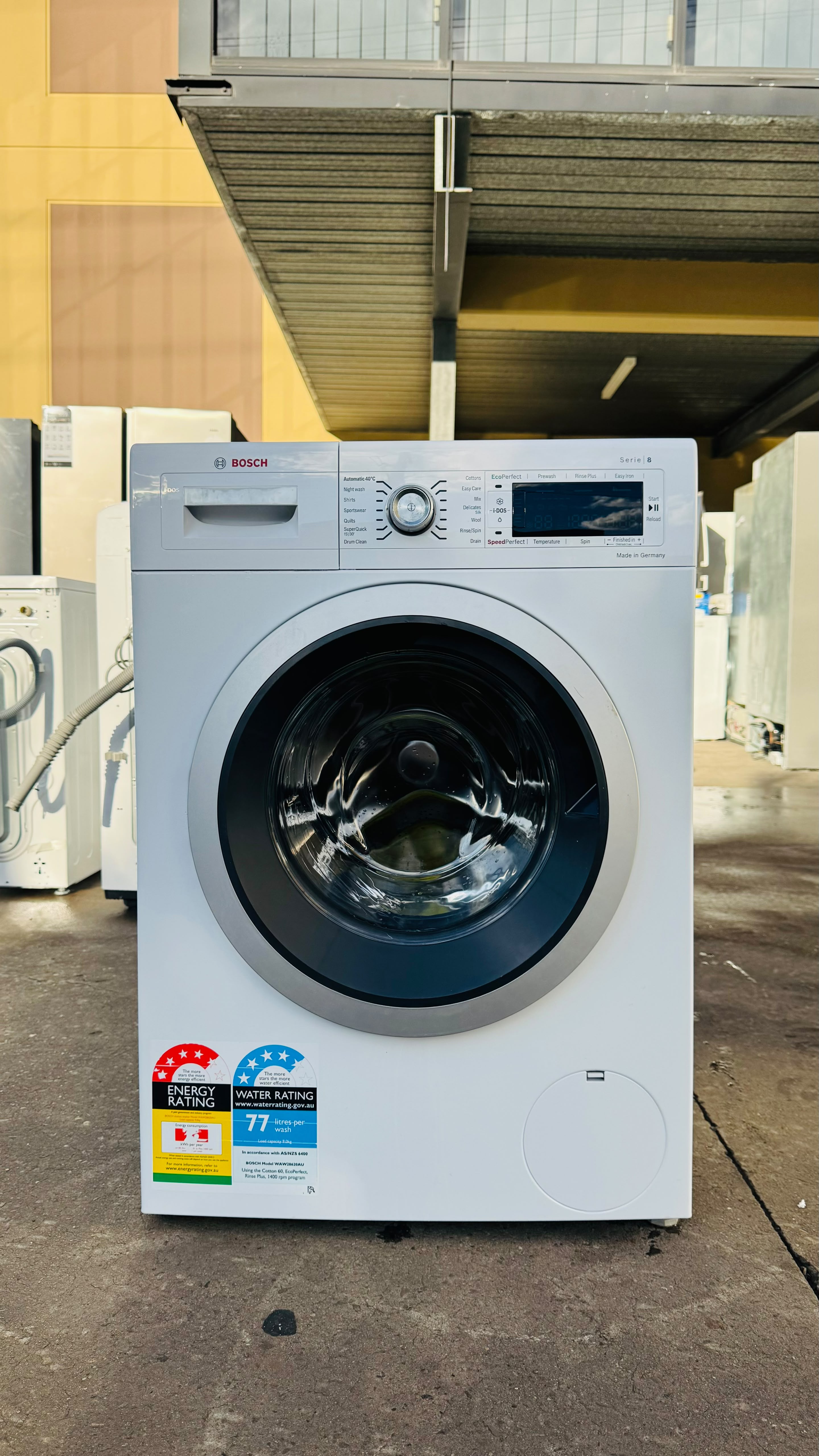 BOSCH 9KGS FRONT LOADER WASHING MACHINE