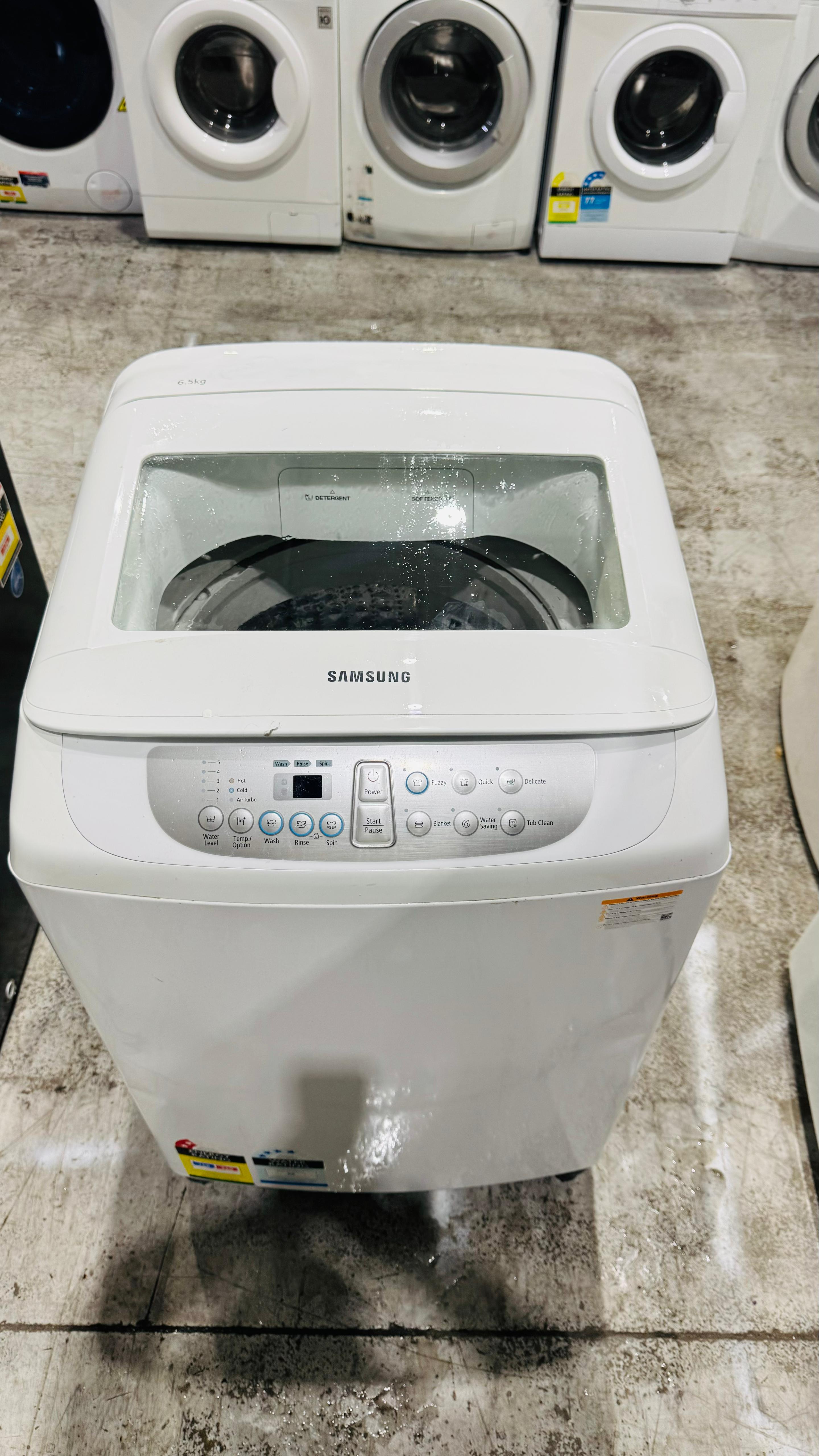 SAMSUNG 6.5 KGS TOP LOADER WASHING MACHINE