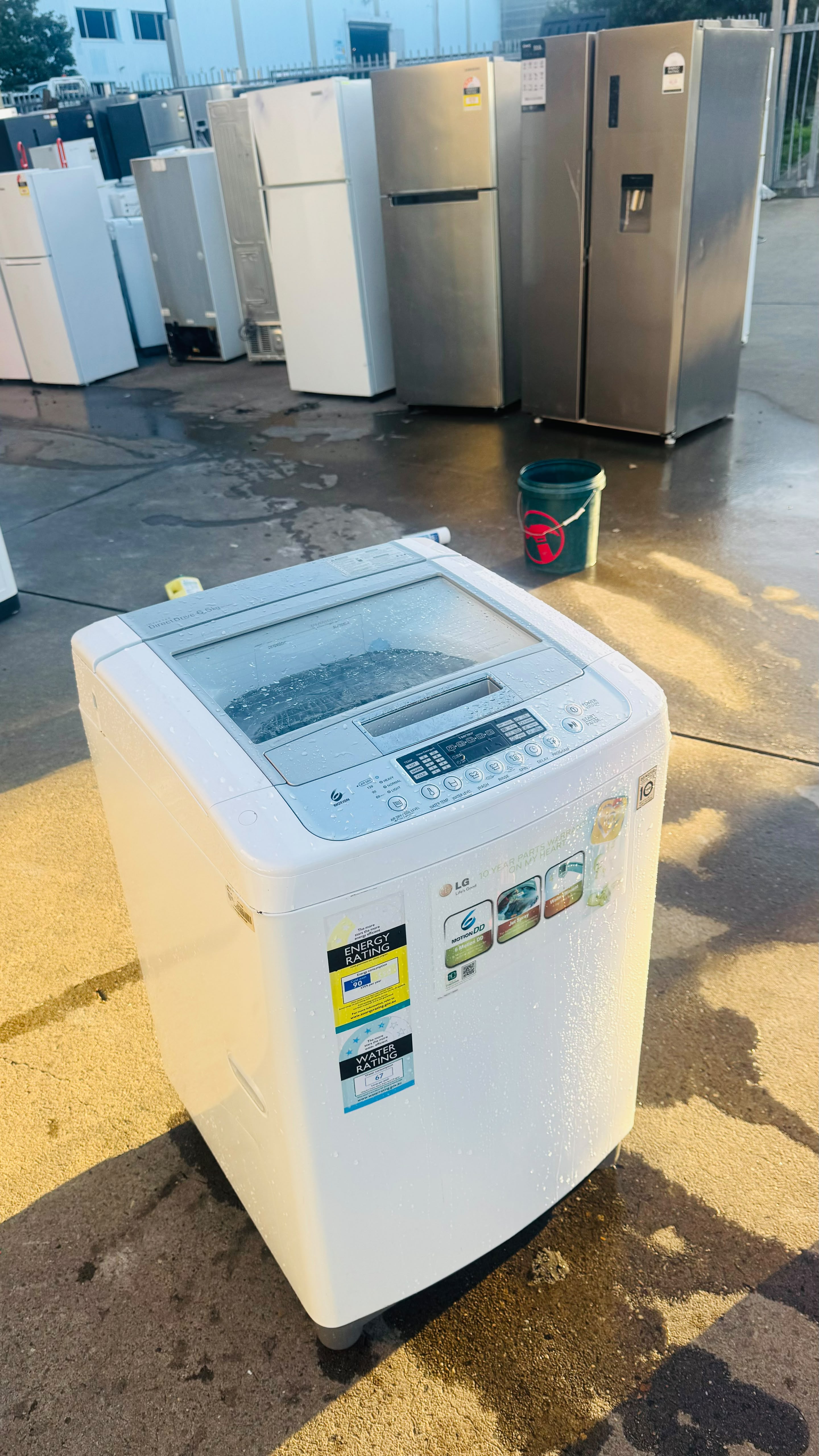LG 6.5KGS TOP LOADER WASHING MACHINE