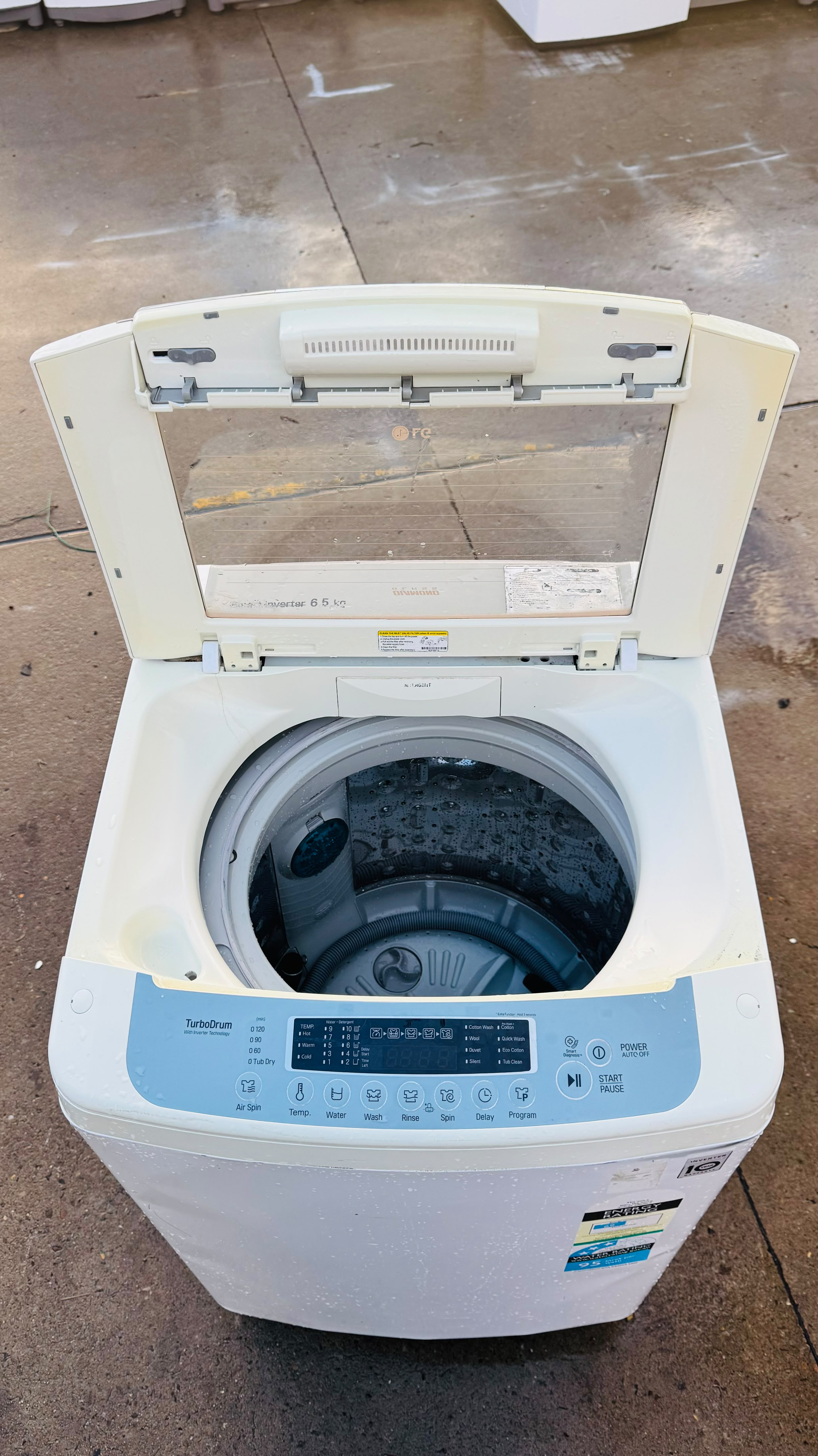 LG 6.5KGS TOP LOADER WASHING MACHINE
