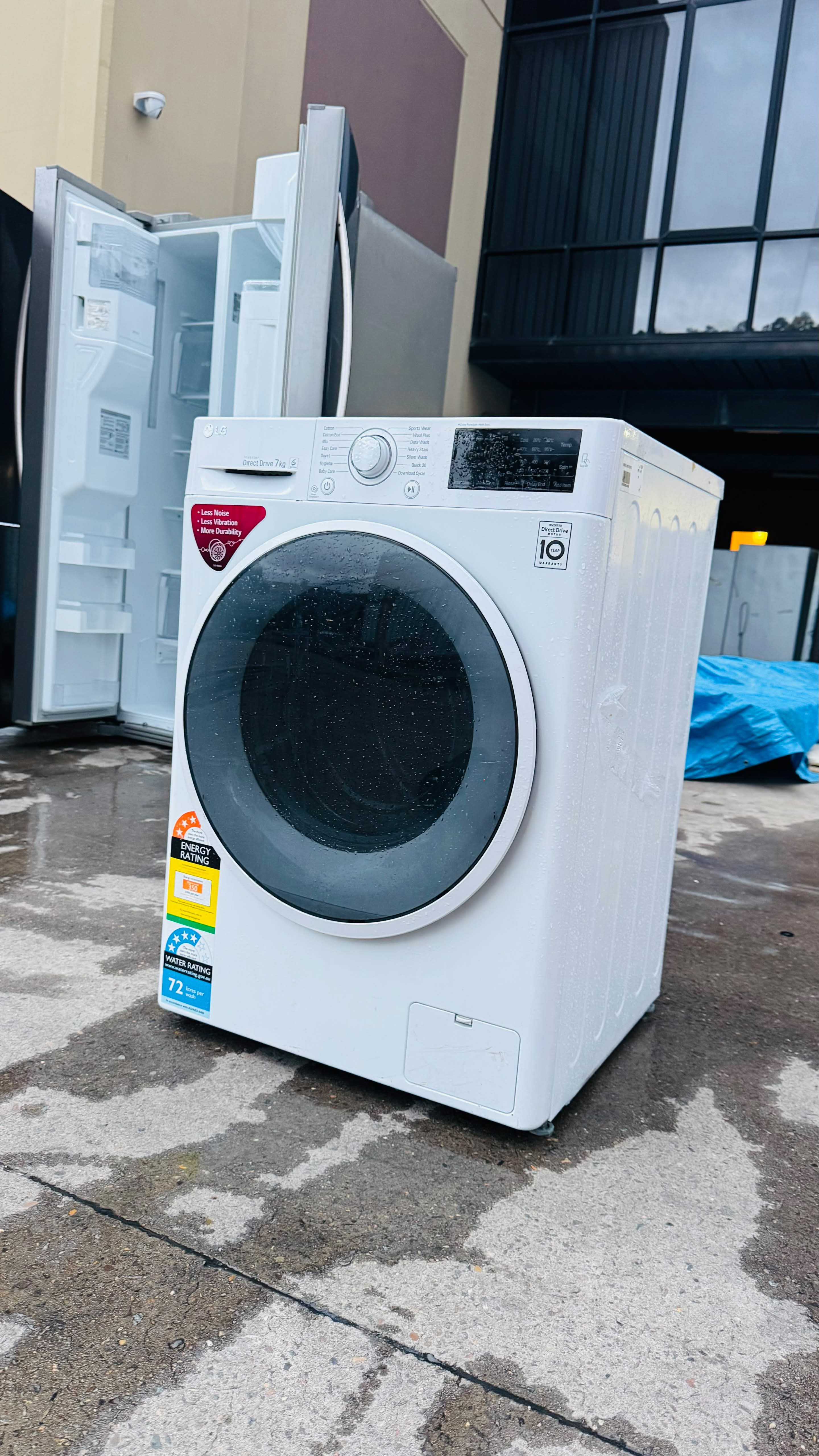 LG 7KGS FRONT LOADER WASHING MACHINE